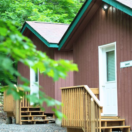 Camp Wenonah cabins.