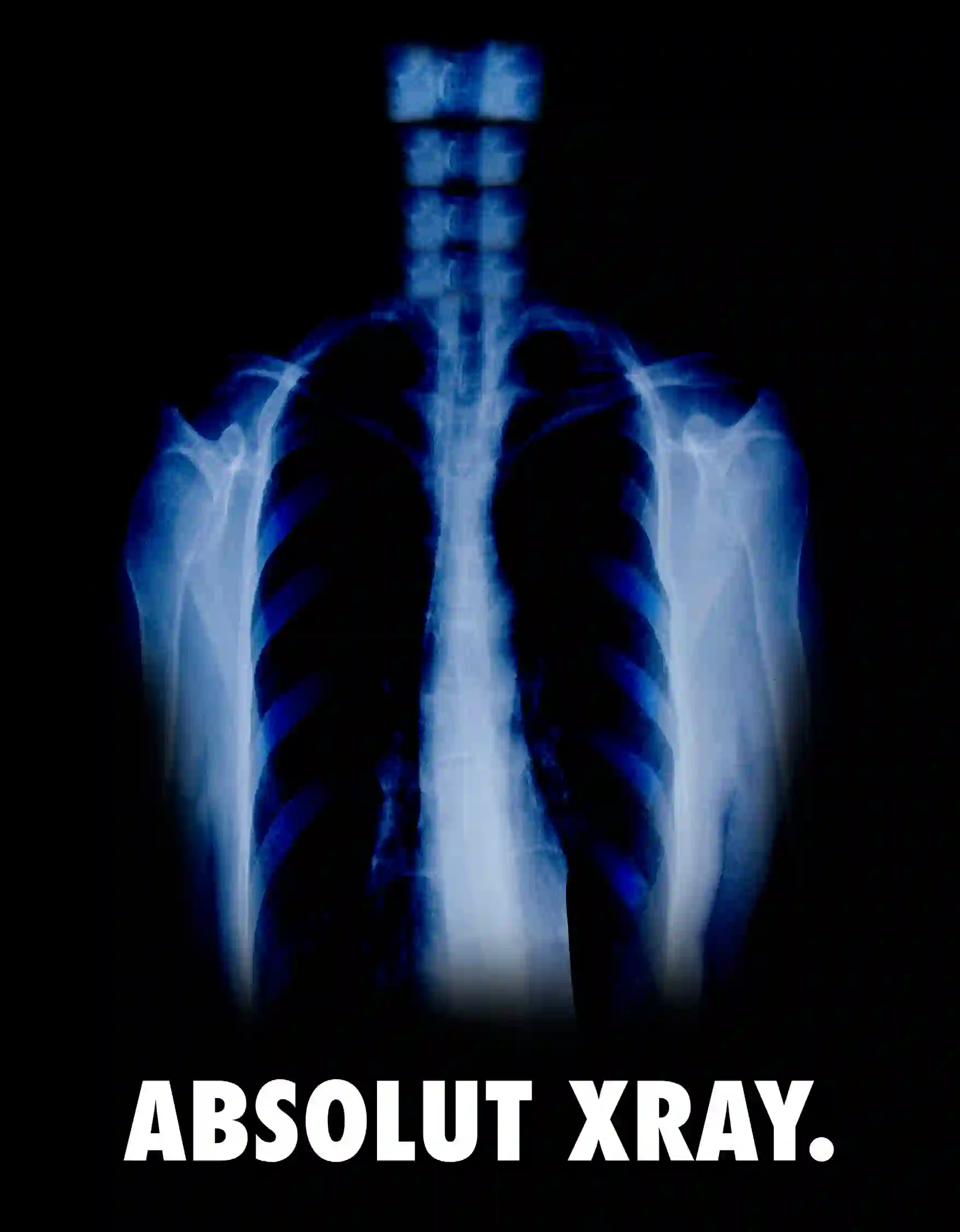 Affiche ABSOLUT XRAY version 