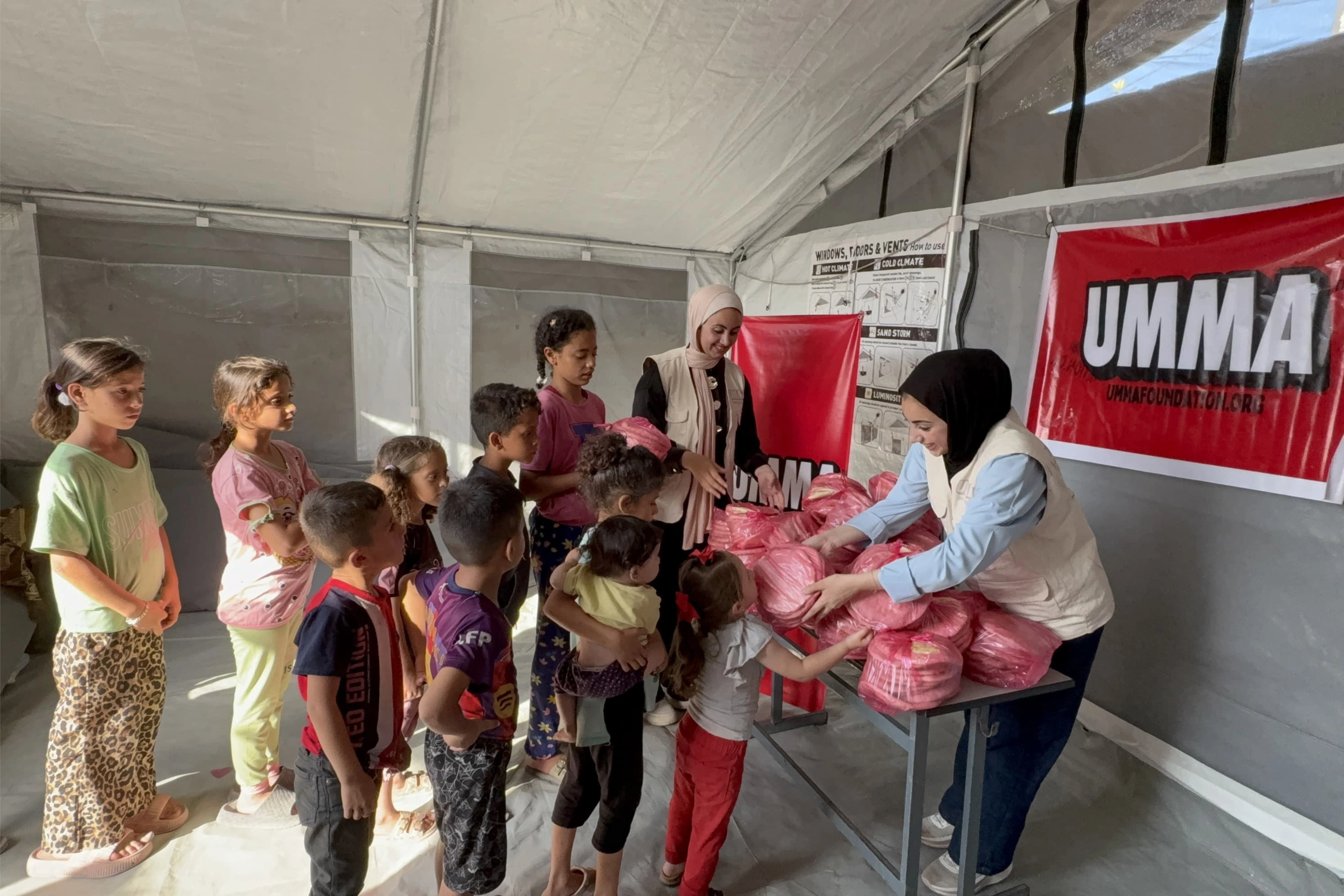 UMMA bread production and distribution in Gaza
