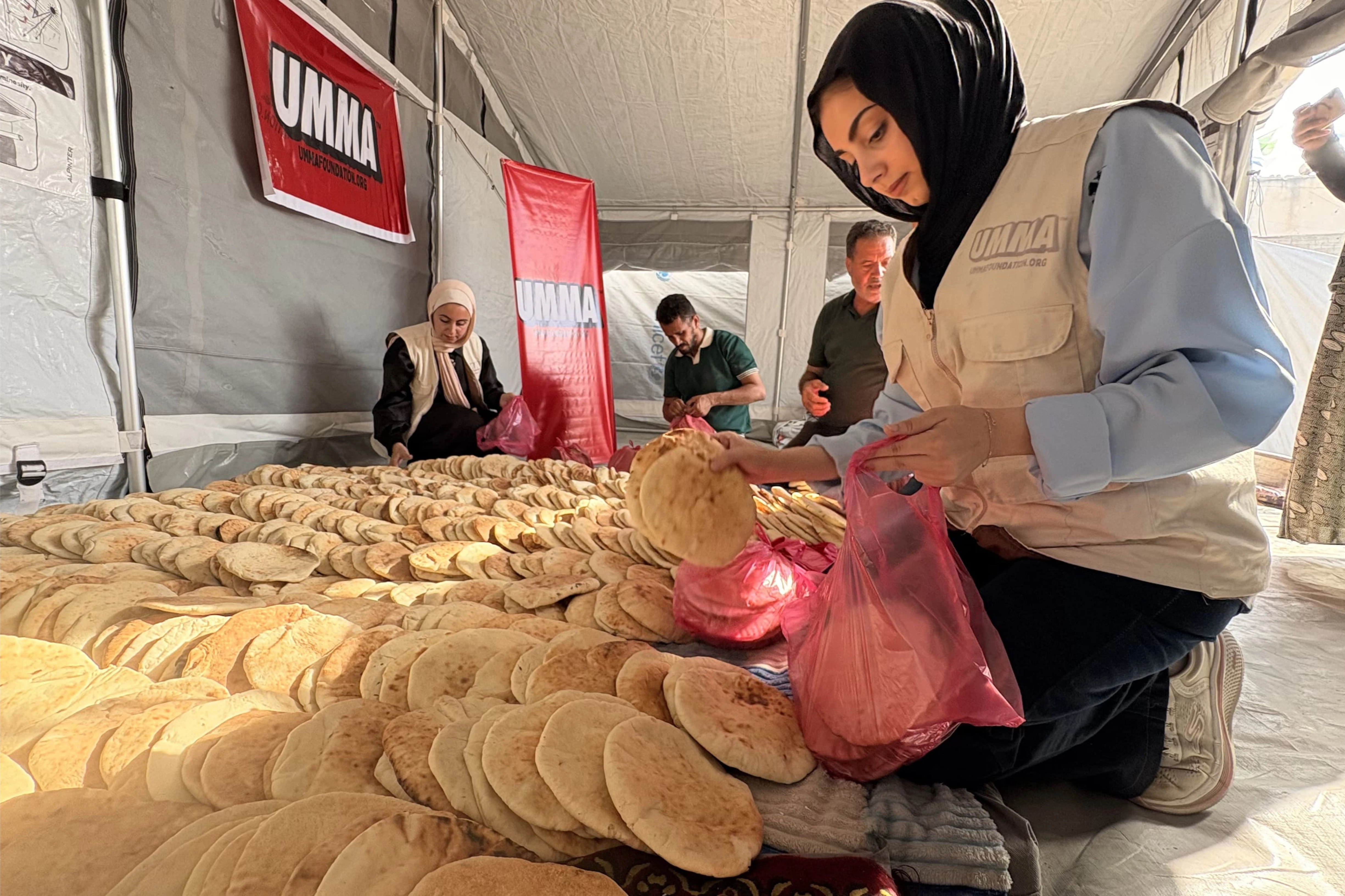 UMMA bread production and distribution in Gaza