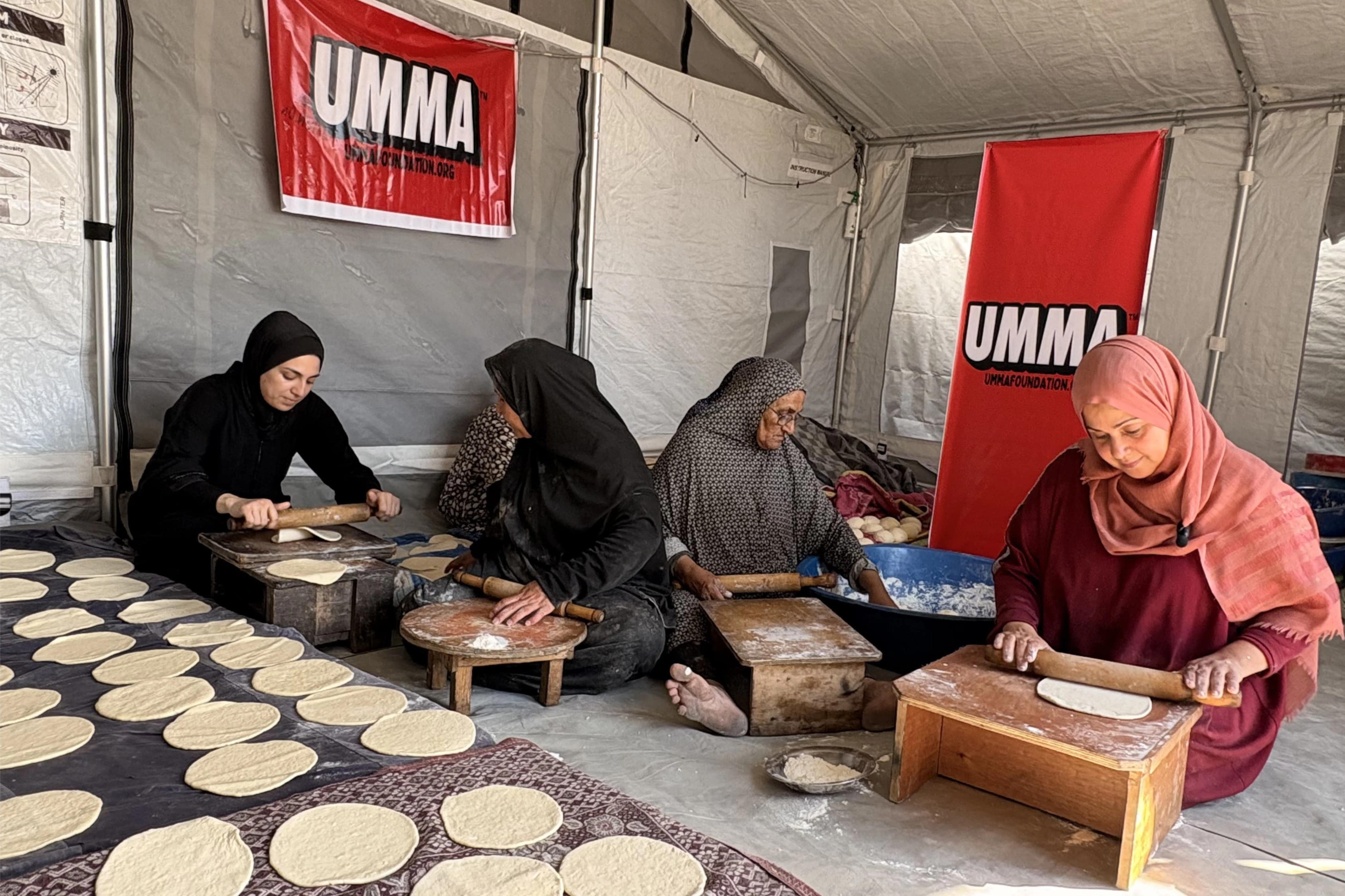 UMMA bread production and distribution in Gaza