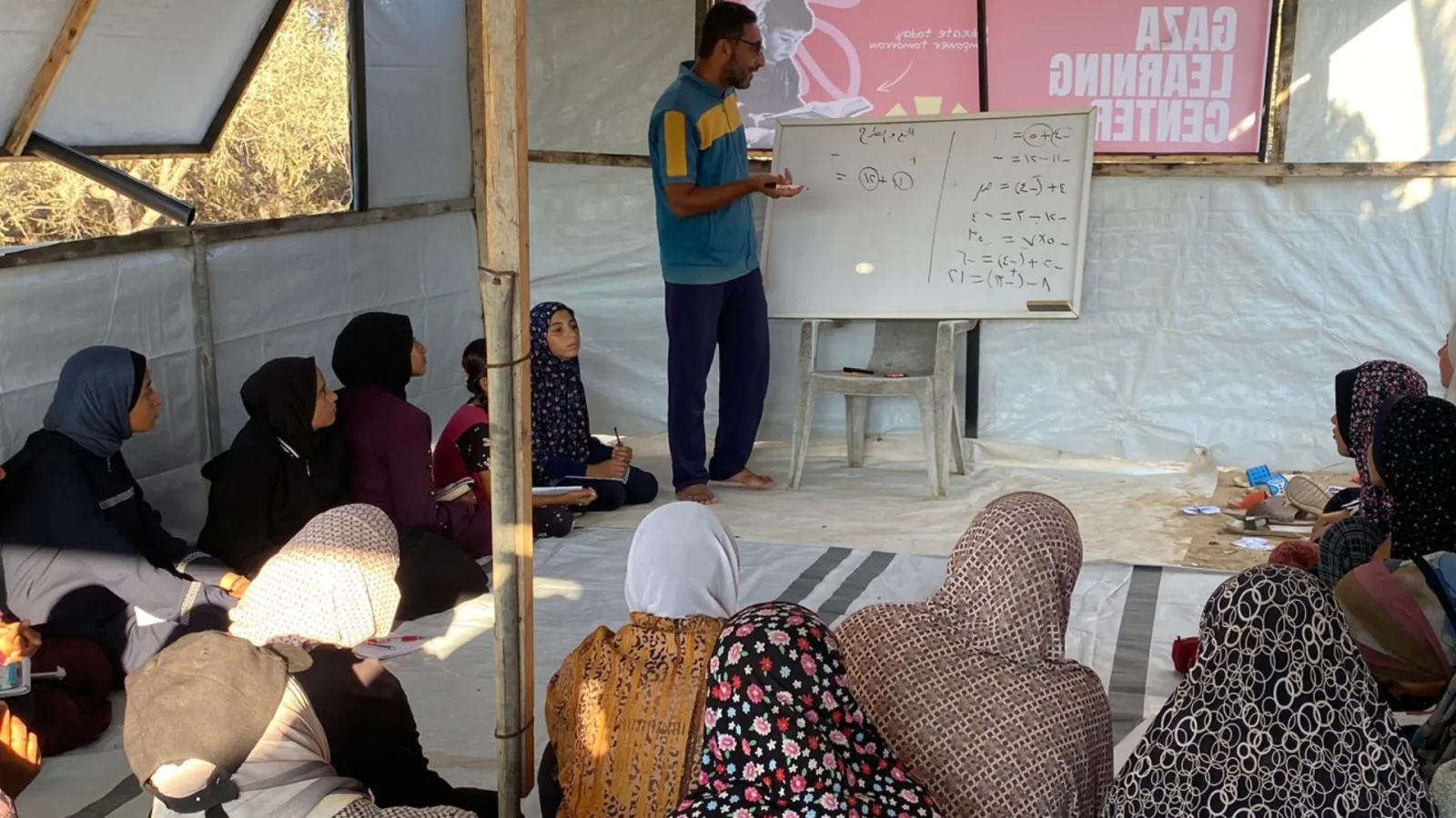UMMA Center building in Khan Yunis providing education and food to Gaza families