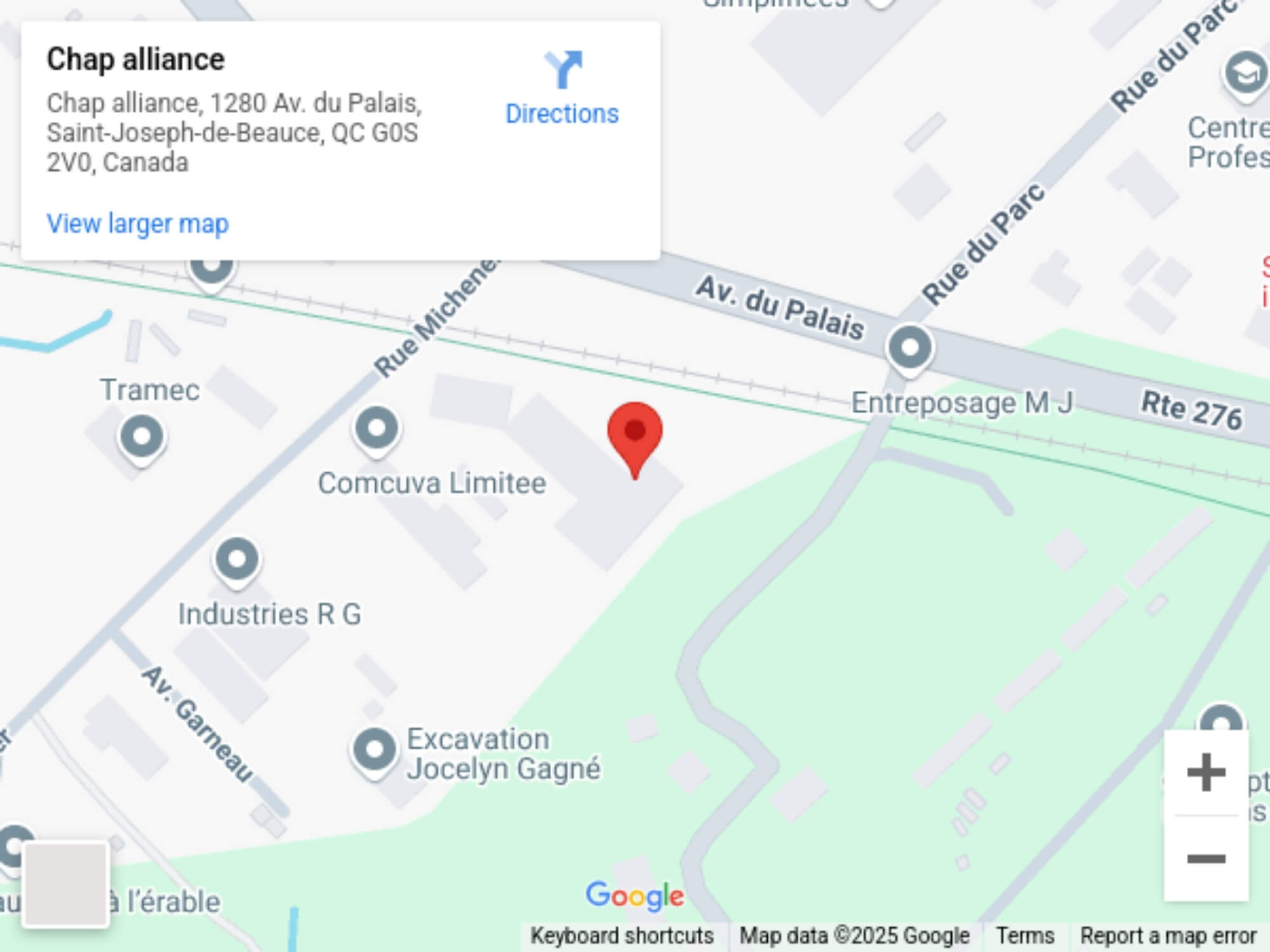 Map saint-Joseph