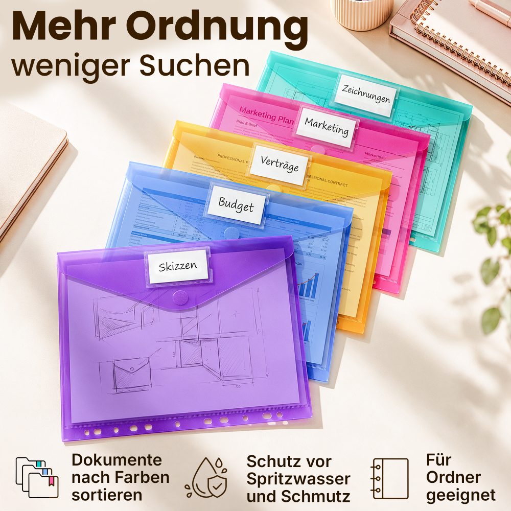 Dokumentenmappe, Einsatzbereiche