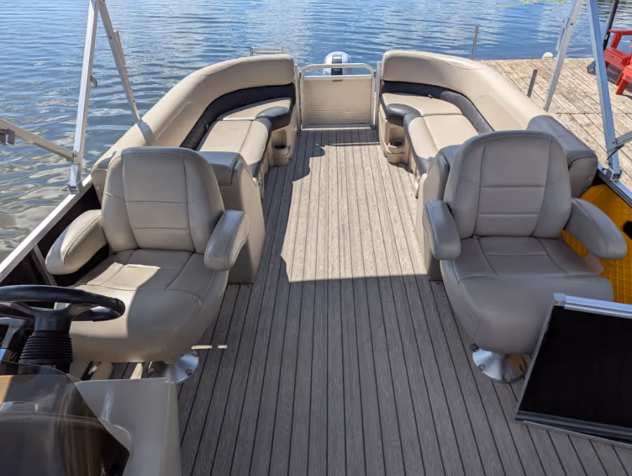 Avalon interior facing rearward