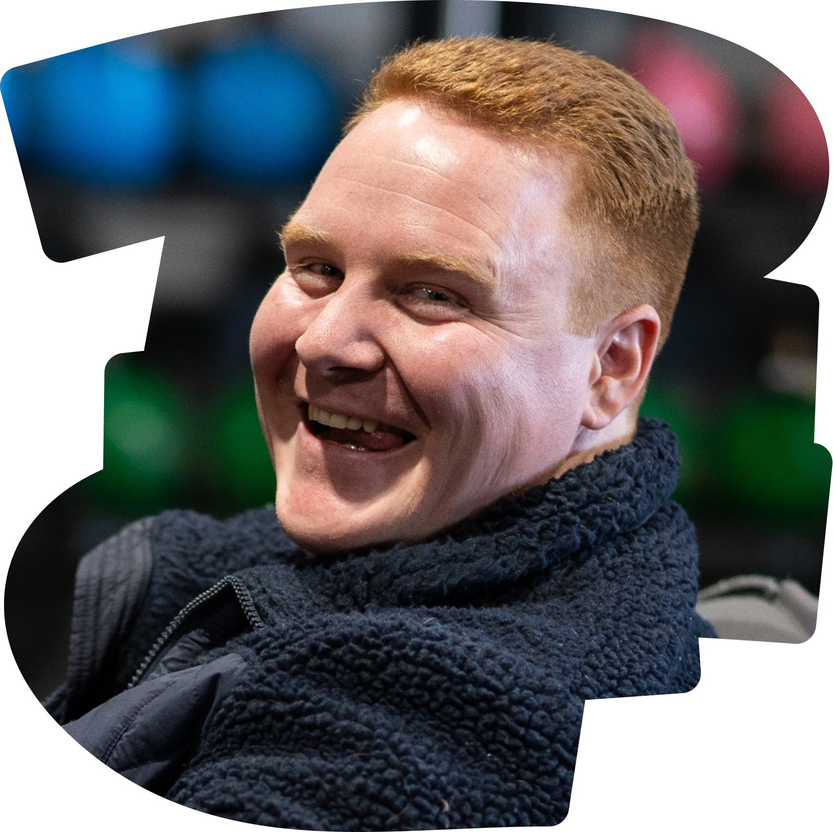 A photo of Joel, thinking too hard as usual.