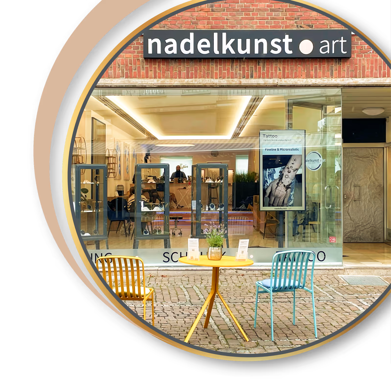 Das Tattoo und Piercing Studio in Aachen am Markt ist aus Eschweiler gut zu erreichen