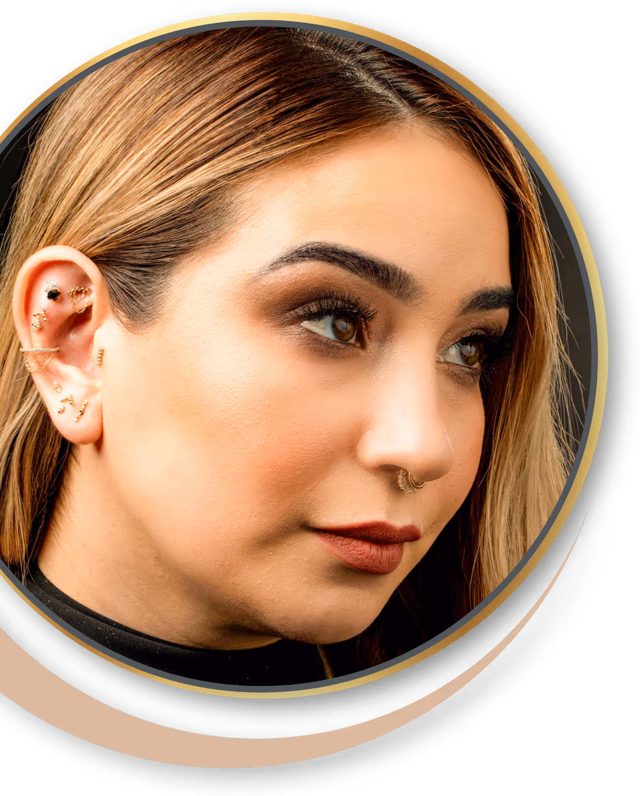 Verschiedene Piercings von nadelkunst.art in aachen für Eschweiler 