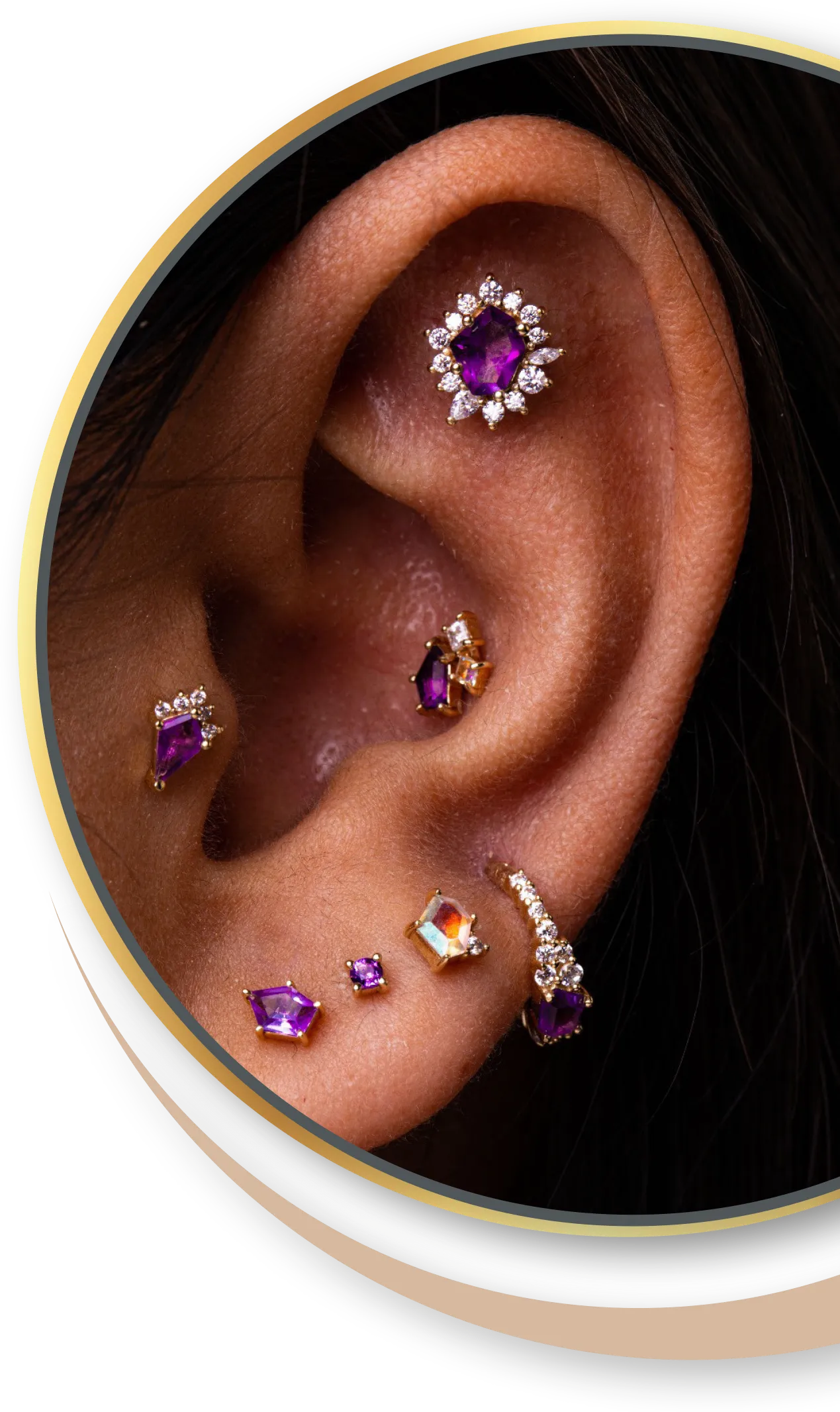 Piercing Beispiel vom Studio für Eupen 