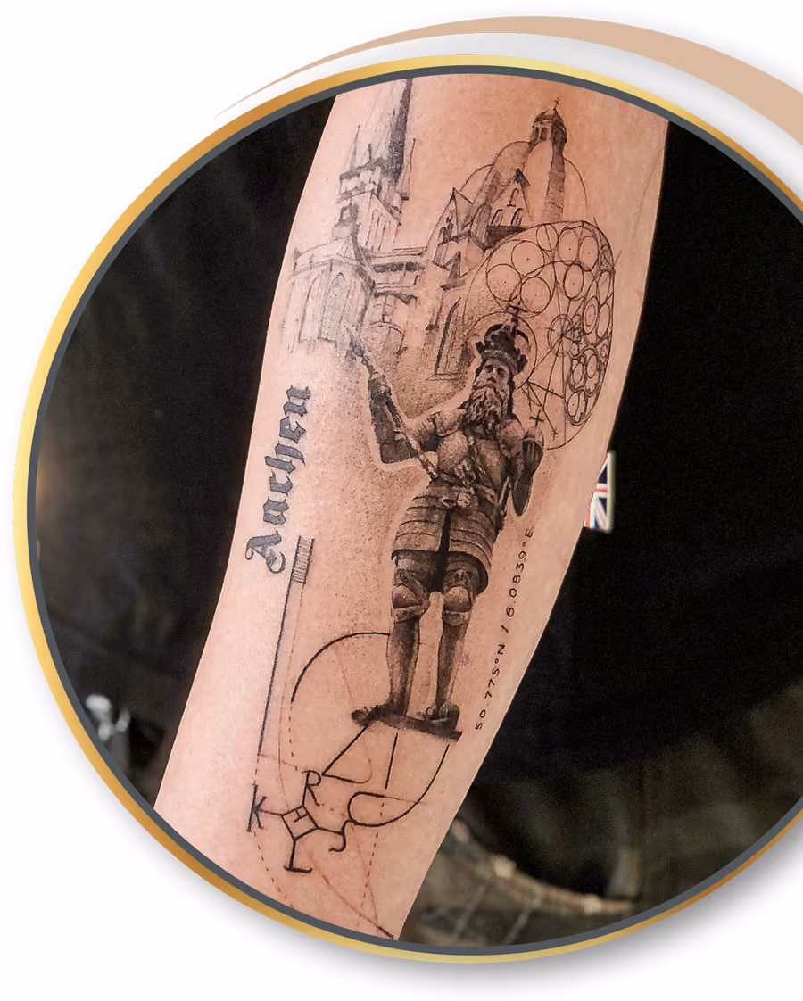 nadelkunst.art in Aachen bietet nadelkunst.art Tattoos auch für Roetgen