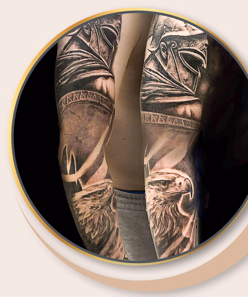 Realistic Tattoo mit fotorealistischem Motiv, Tattoo Aachen