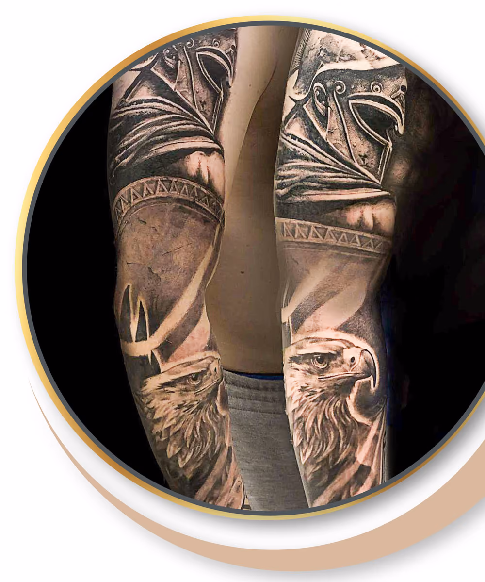 Neorealistic Tattoo mit fotorealistischem Motiv, Tattoo Aachen