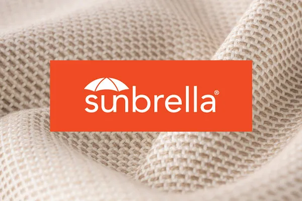 Sunbrella performance fabric for indoor and outdoor upholstery
