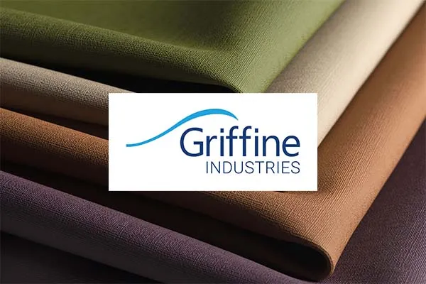 Griffine Industries coated fabric shown in the Kalytera upholstery quality