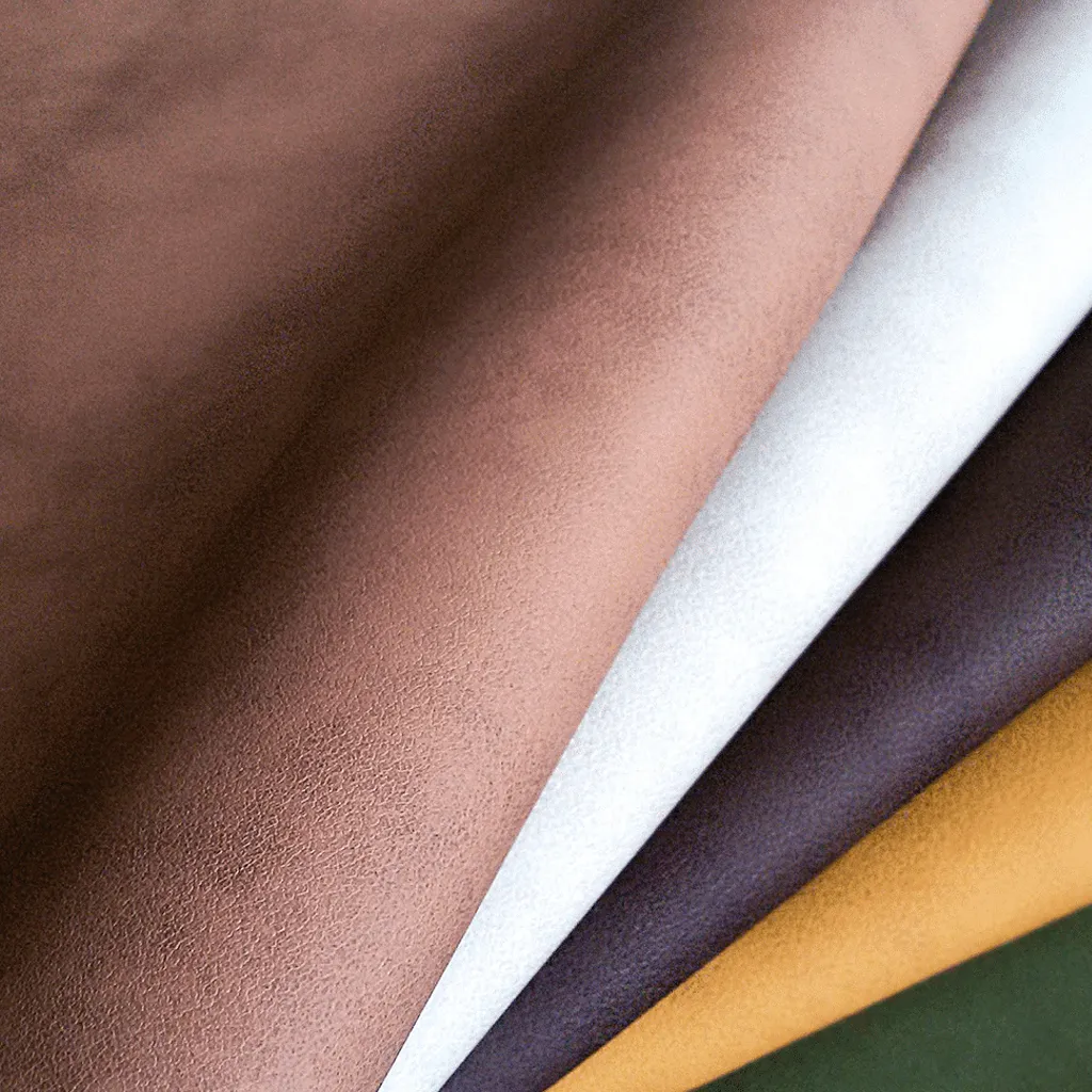 Winston faux leather—velvety, vintage-inspired, soft, and versatile, perfect for both classic and contemporary contract applications.