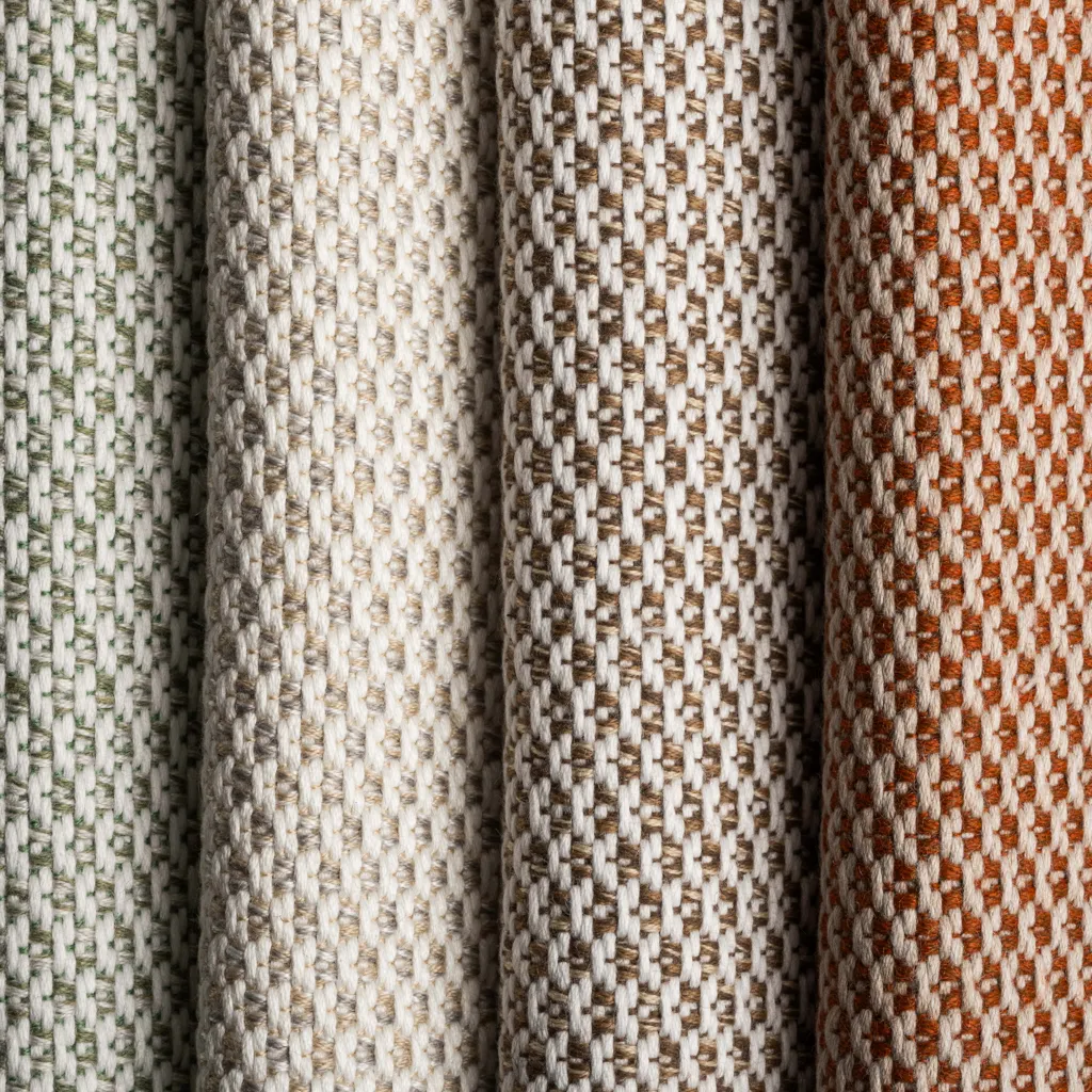 Tissu d'extérieur jacquard épais Sunbrella Lopi, populaire, durable et résistant à la décoloration, offrant une texture riche et des performances durables pour les environnements extérieurs haut de gamme.