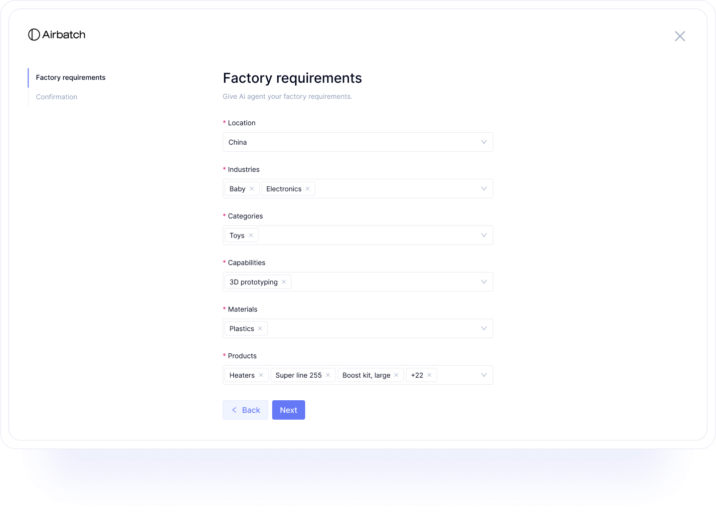 Factory Sourcing