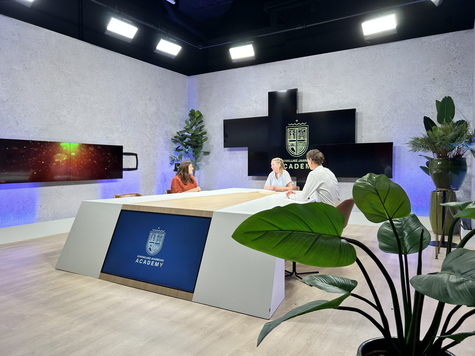 A session in the Jaarbeurs Academy studio
