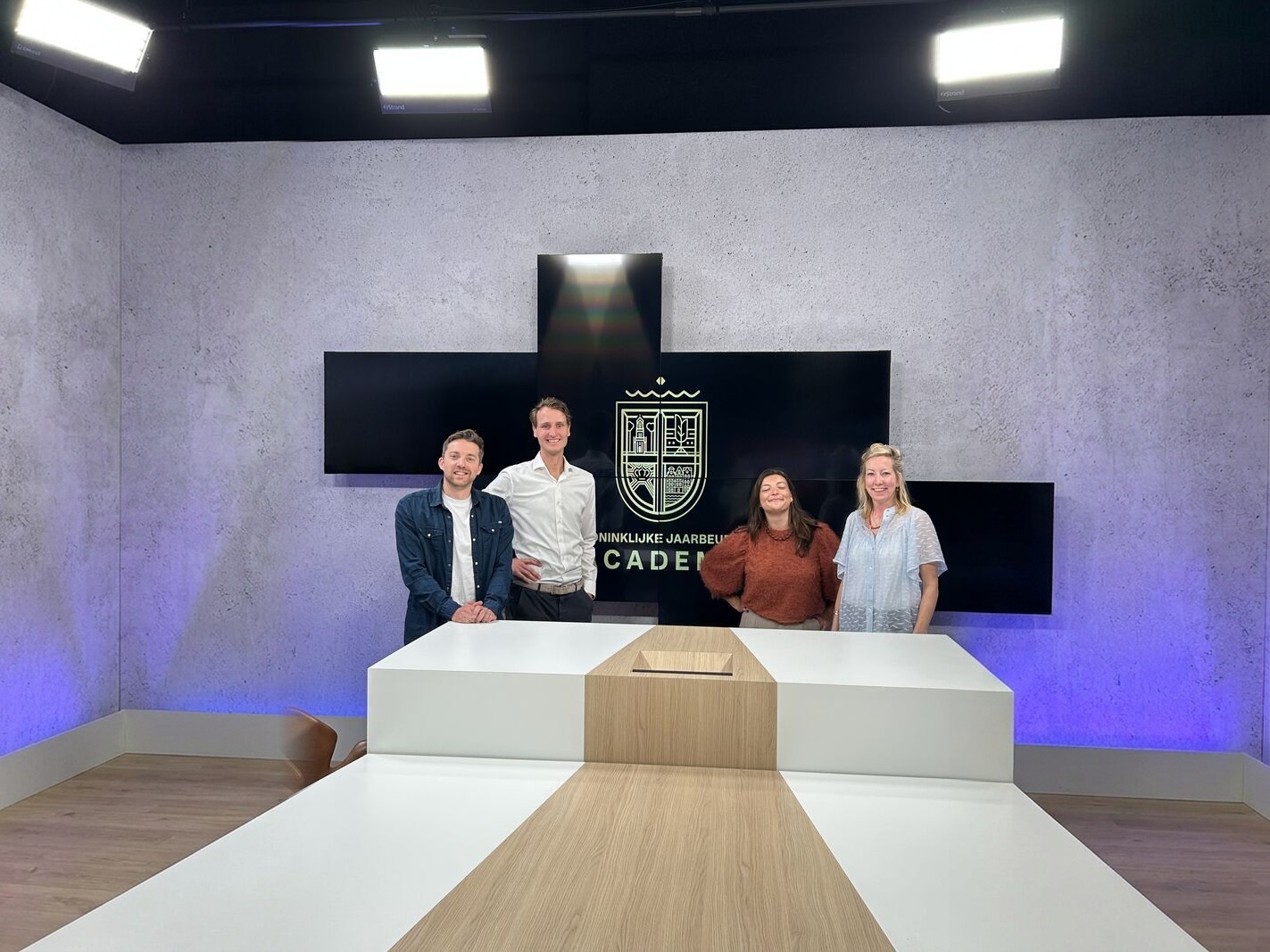 Colleagues in the Koninklijke Jaarbeurs Academy studio
