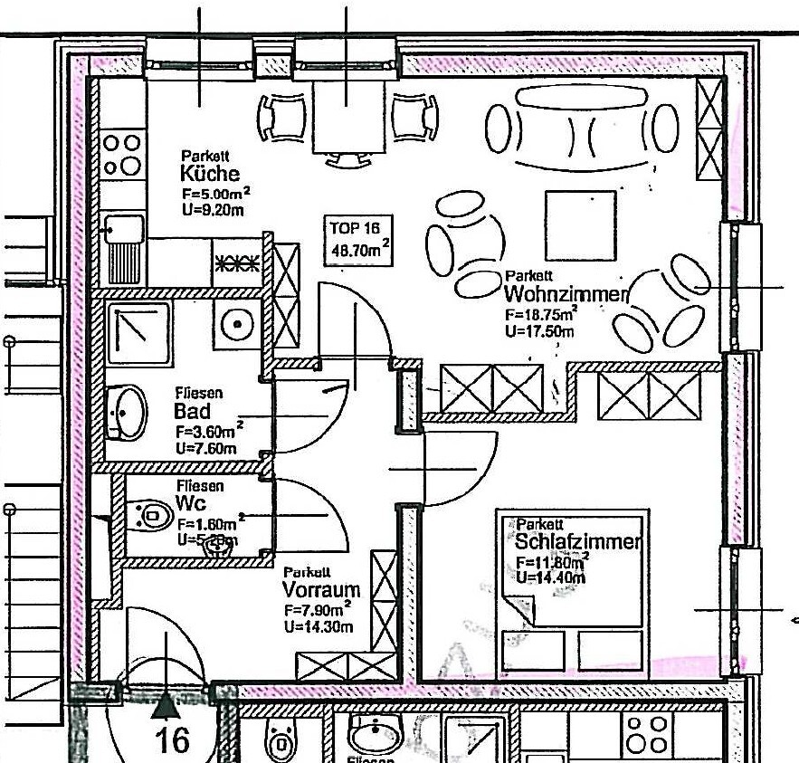 Gepflegte Mietwohnung im Bezirk Geidorf inklusive Tiefgaragenplatz