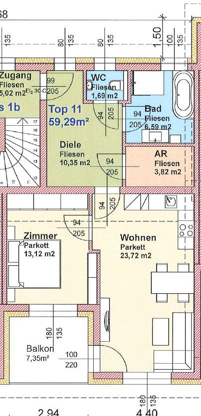 Moderne 2-Zimmer-Erstbezug-Wohnung mit Balkon in Wagna – Ihr neues Zuhause!
