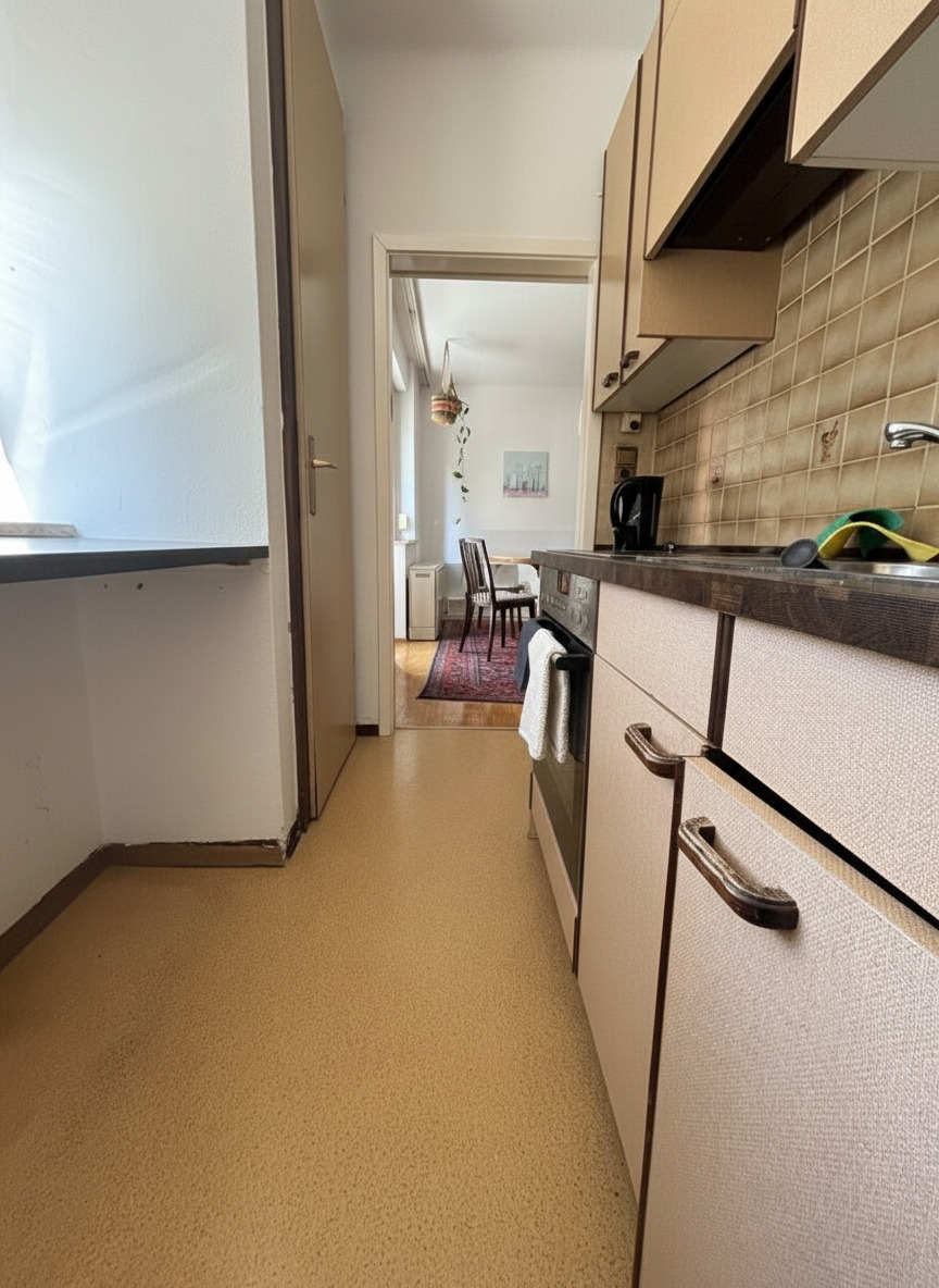 Gemütliche möbelierte 2-Zi-Wohnung mit Balkon, Parkplatz & Grünblick in 8045!