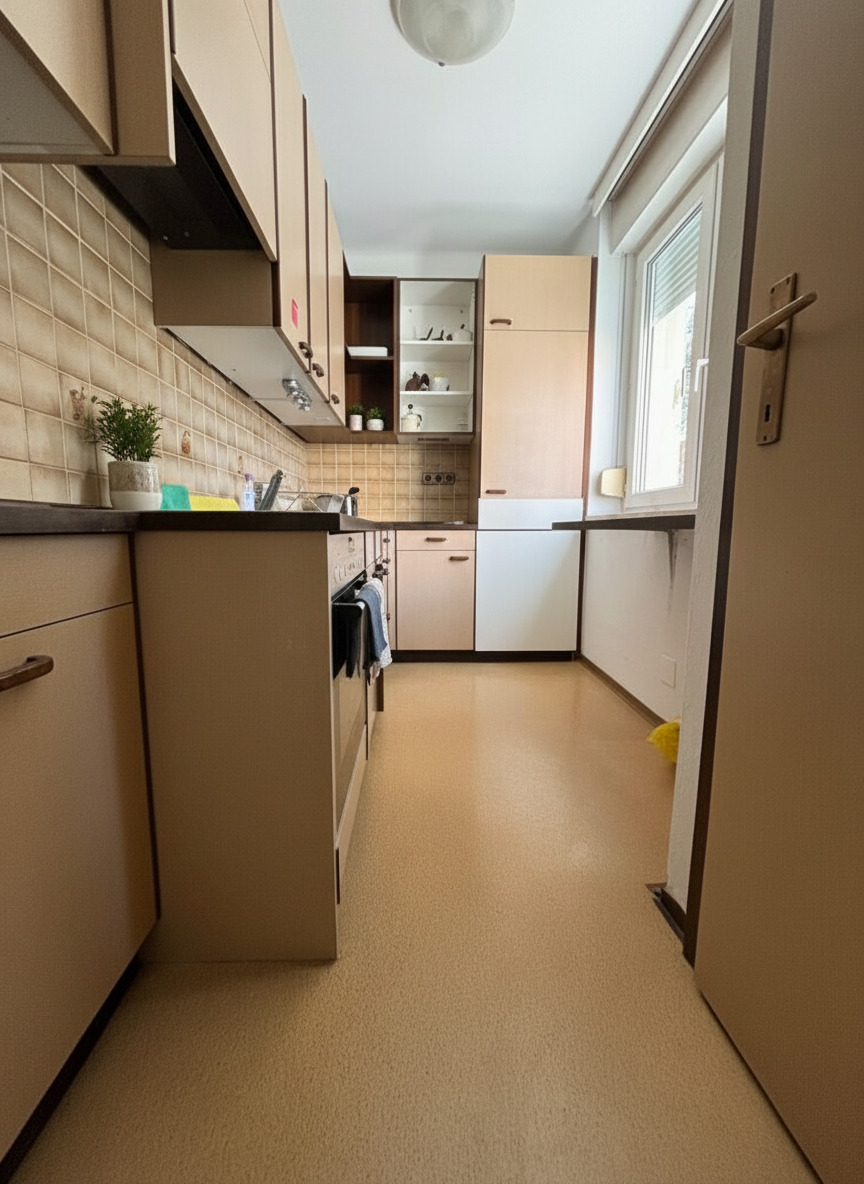 Gemütliche möbelierte 2-Zi-Wohnung mit Balkon, Parkplatz & Grünblick in 8045!