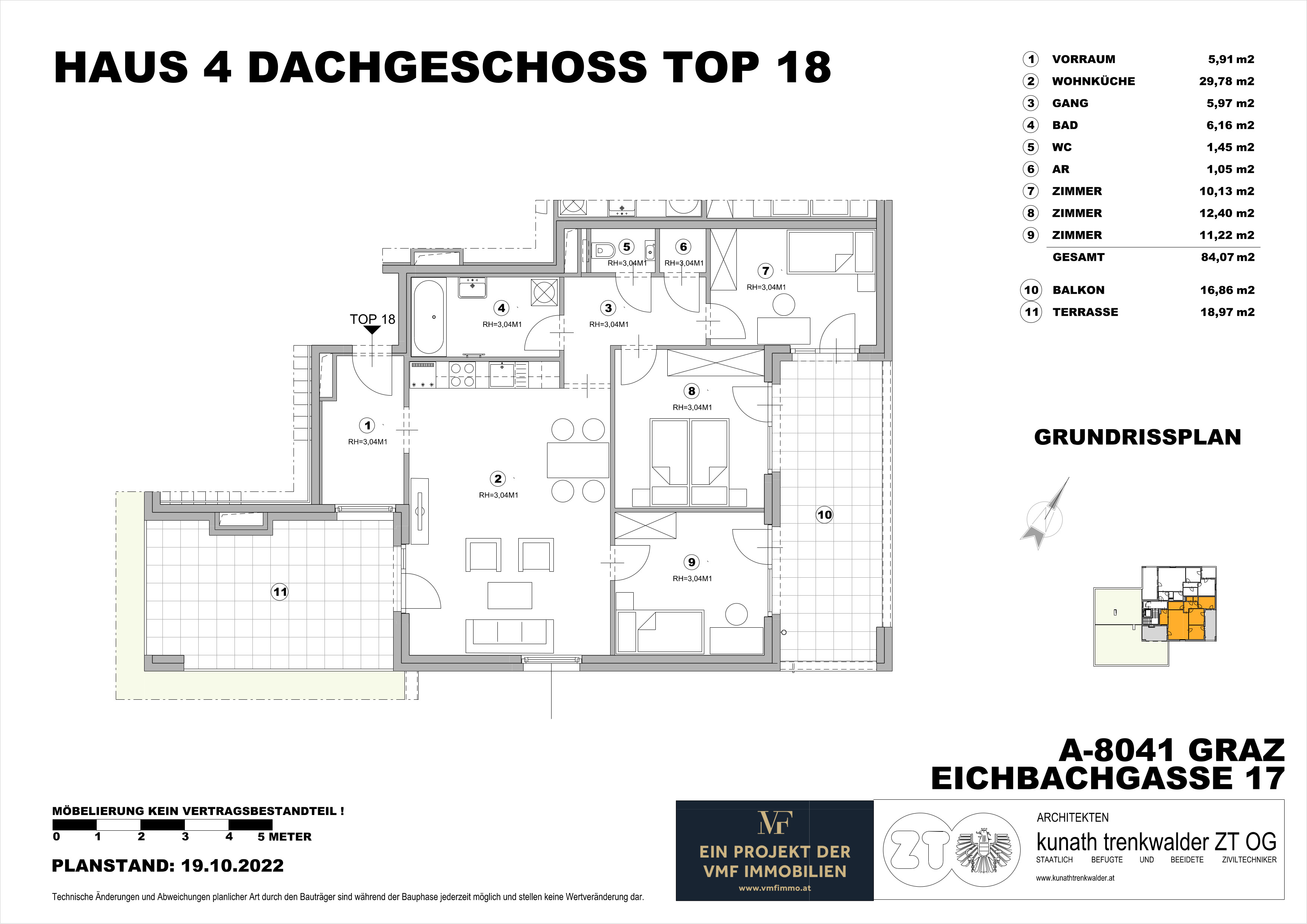 Moderne 4-Zi-Wohnung mit Balkon & Terrasse in Graz – Komfort & Stil inklusive!