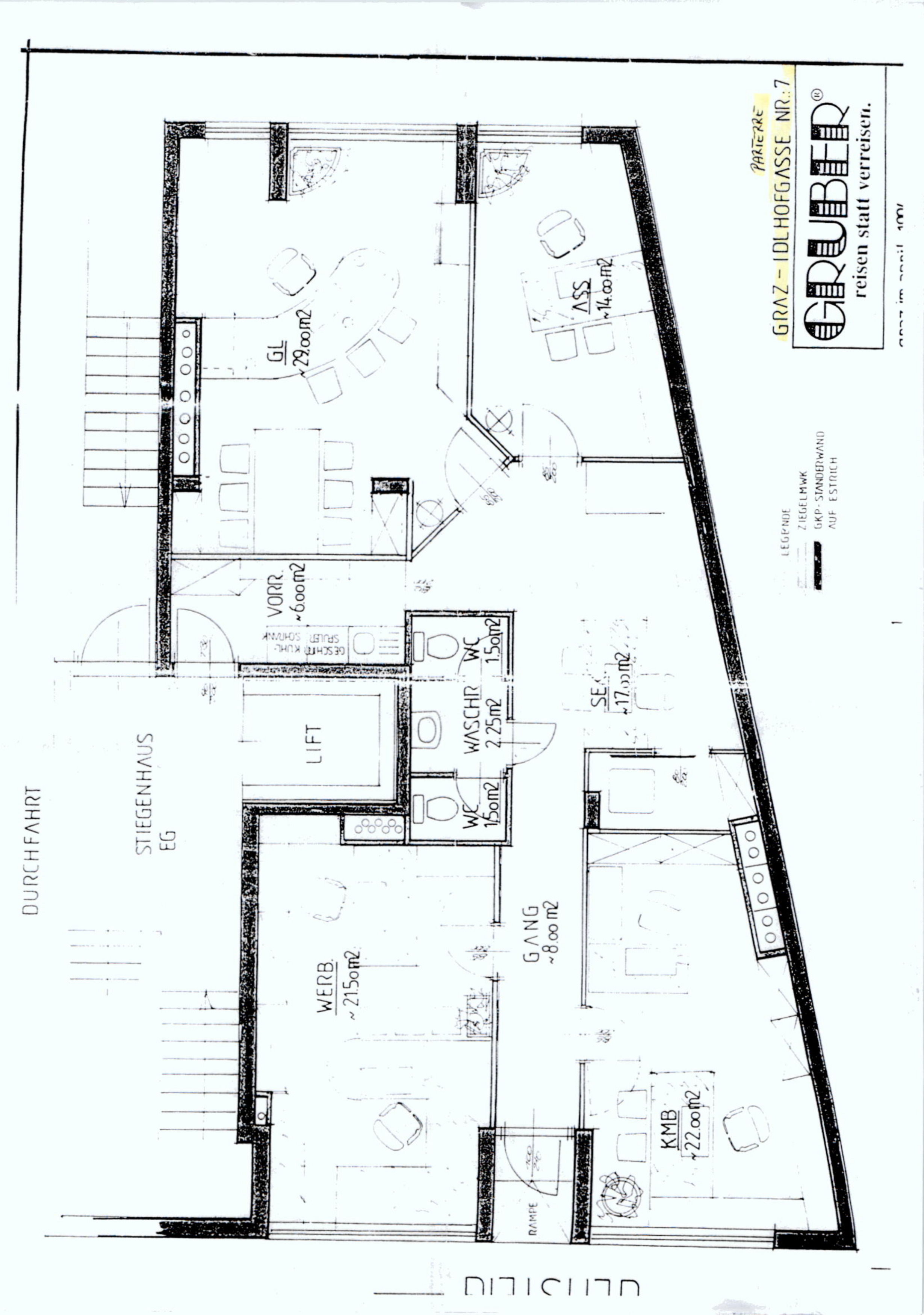 Großzügiges Büro mit Stadtblick in Graz, 123 m², 4 Zimmer!