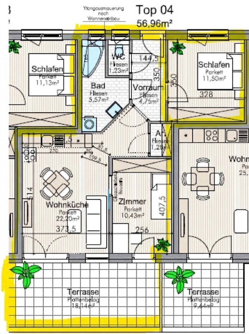Moderne 2-Zi-Wohnung mit Garten, Terrasse & Stellplatz in Sankt Marein bei Graz