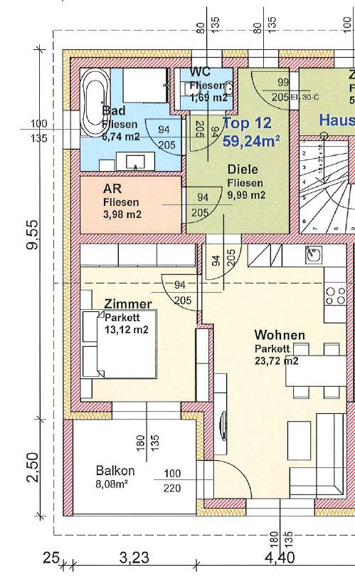 Moderne 2-Zimmer-Wohnung in Tillmitsch: Erstbezug mit Balkon zum Top-Preis!