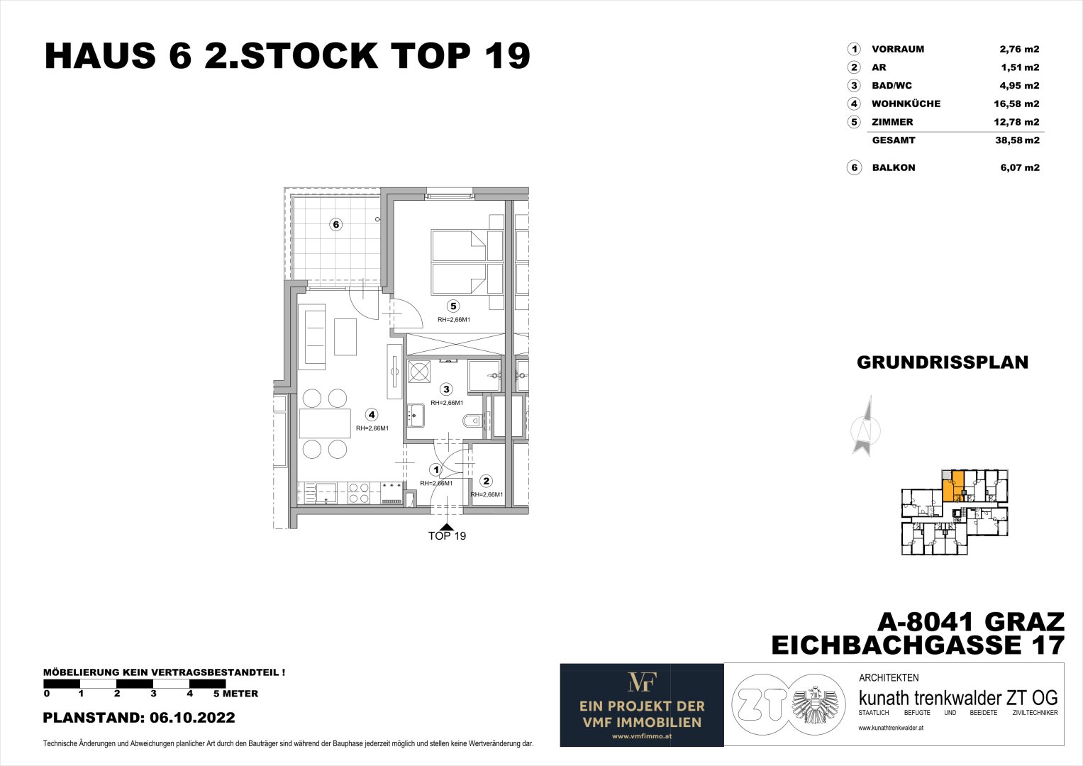 Charmante 2-Zi Wohnung mit Balkon in Graz – gemütlich, modern und zentral!