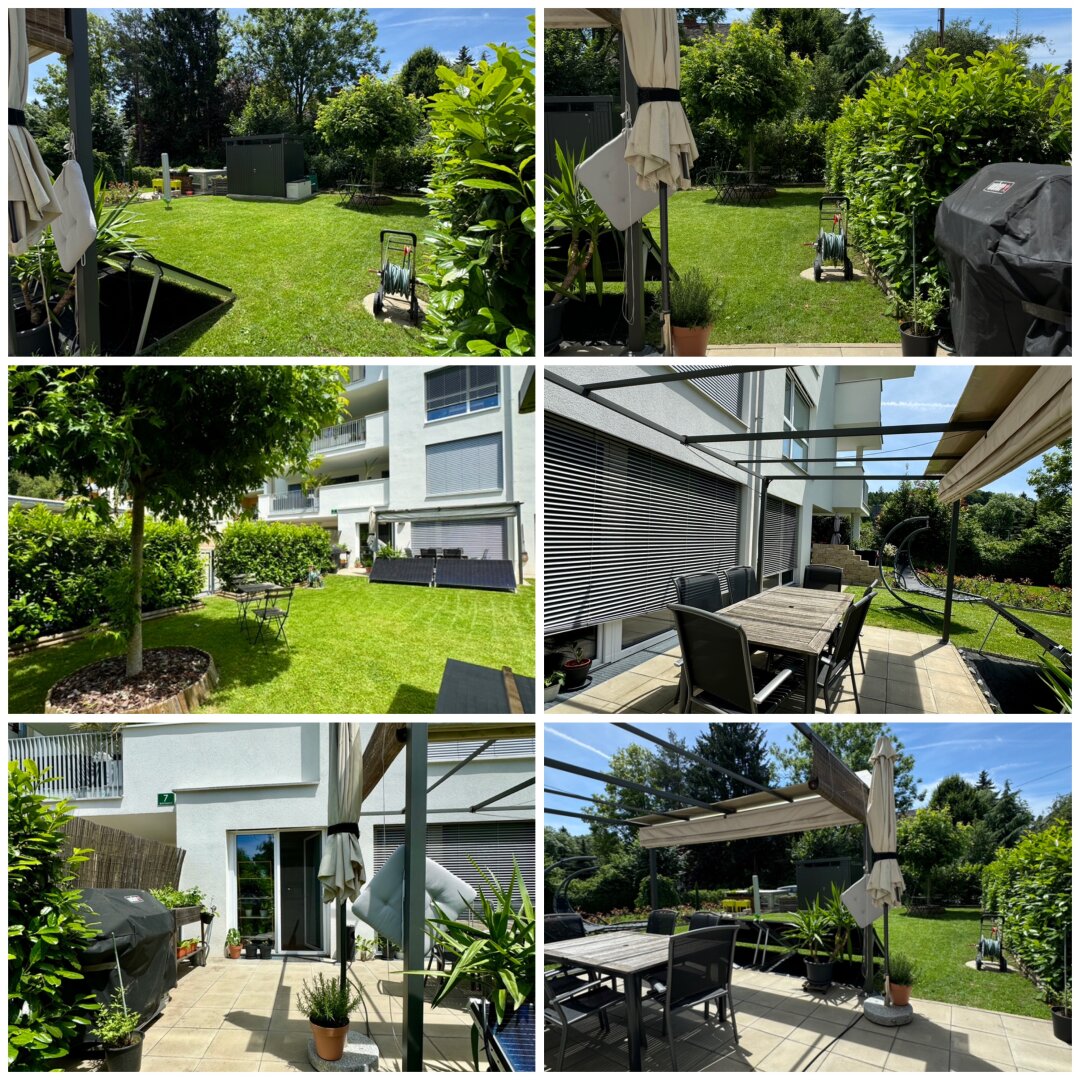 Stilvolle Gartenwohnung in Graz mit Terrasse, 2 TG-Stellplätzen und Fußbodenheizung