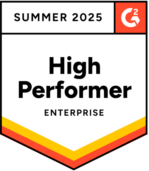 G2 Summer 2025 High Performer Enterprise badge