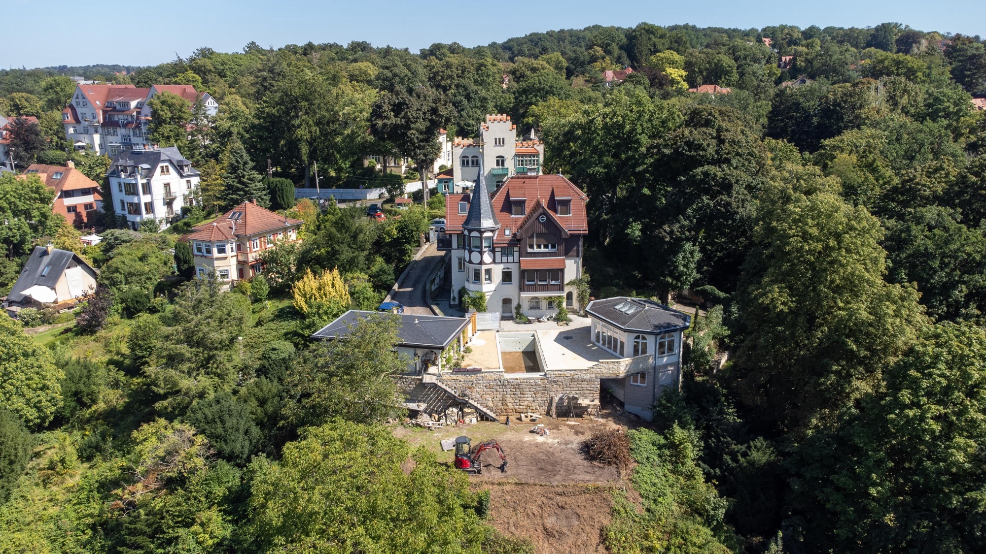 Grünovation auf der Baustelle