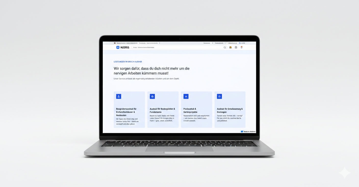 Recruiting-Seite auf einem Laptop