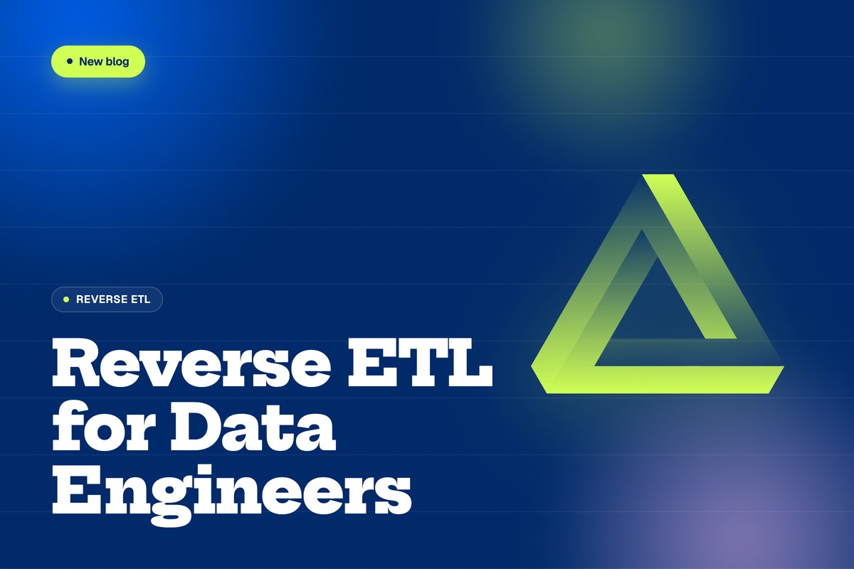 Reverse ETL for Data Engineers blog banner