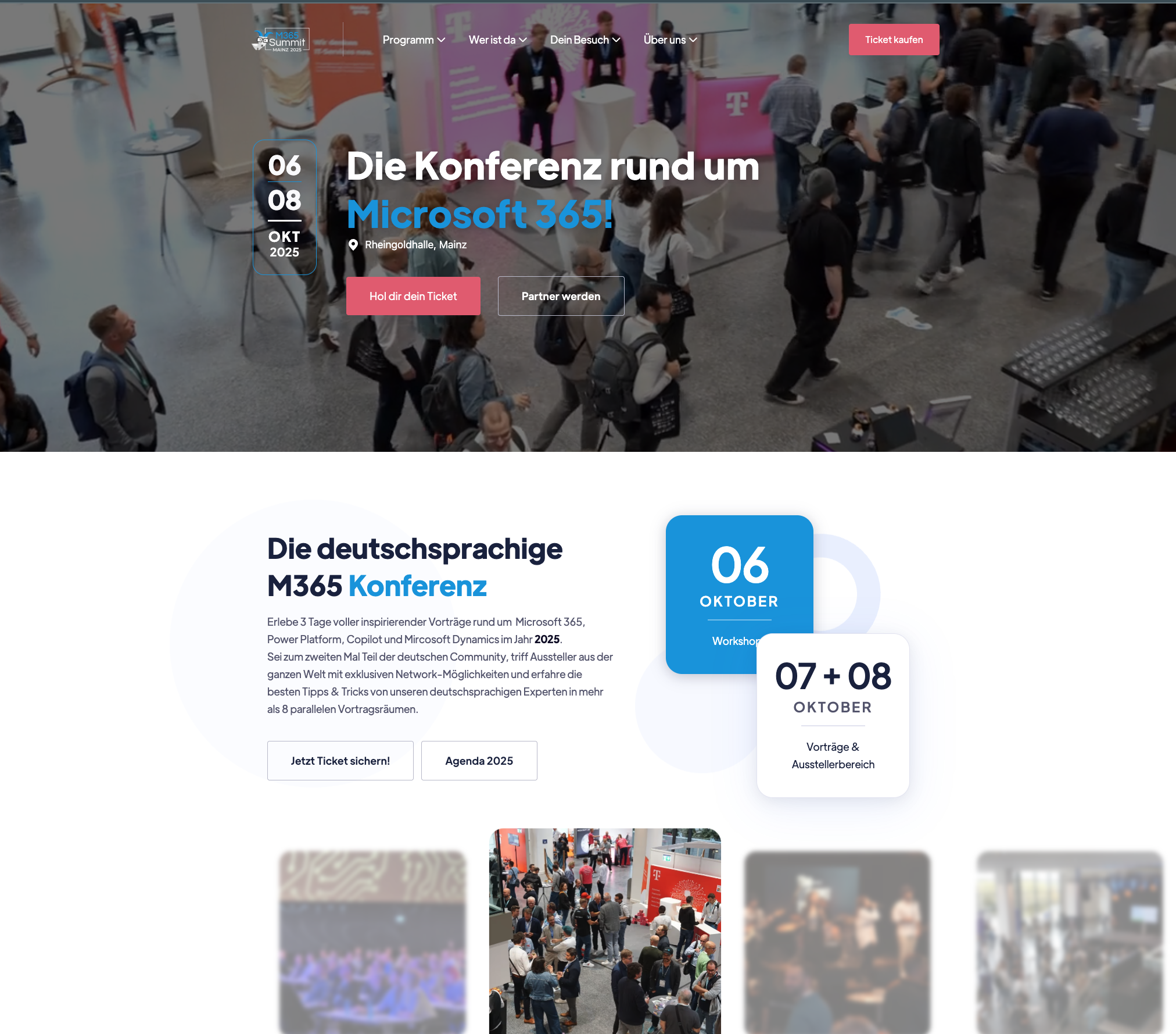M365 Summit Website: Digitale Bühne für Deutschlands M365 Community-Event