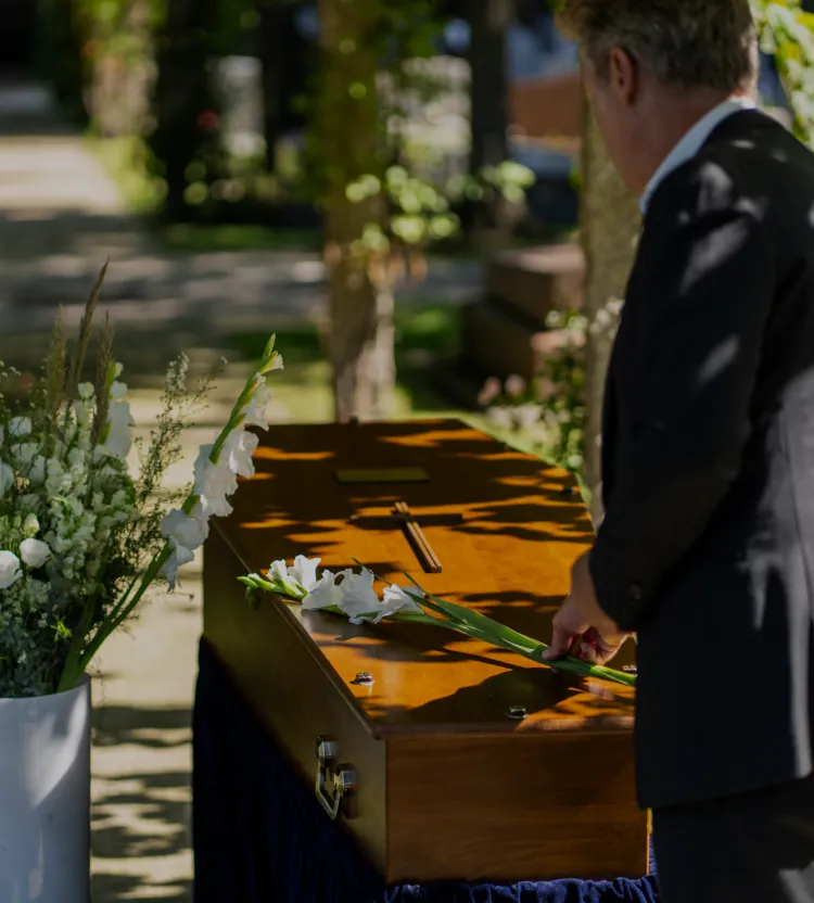 Moment de ceremonie catholique