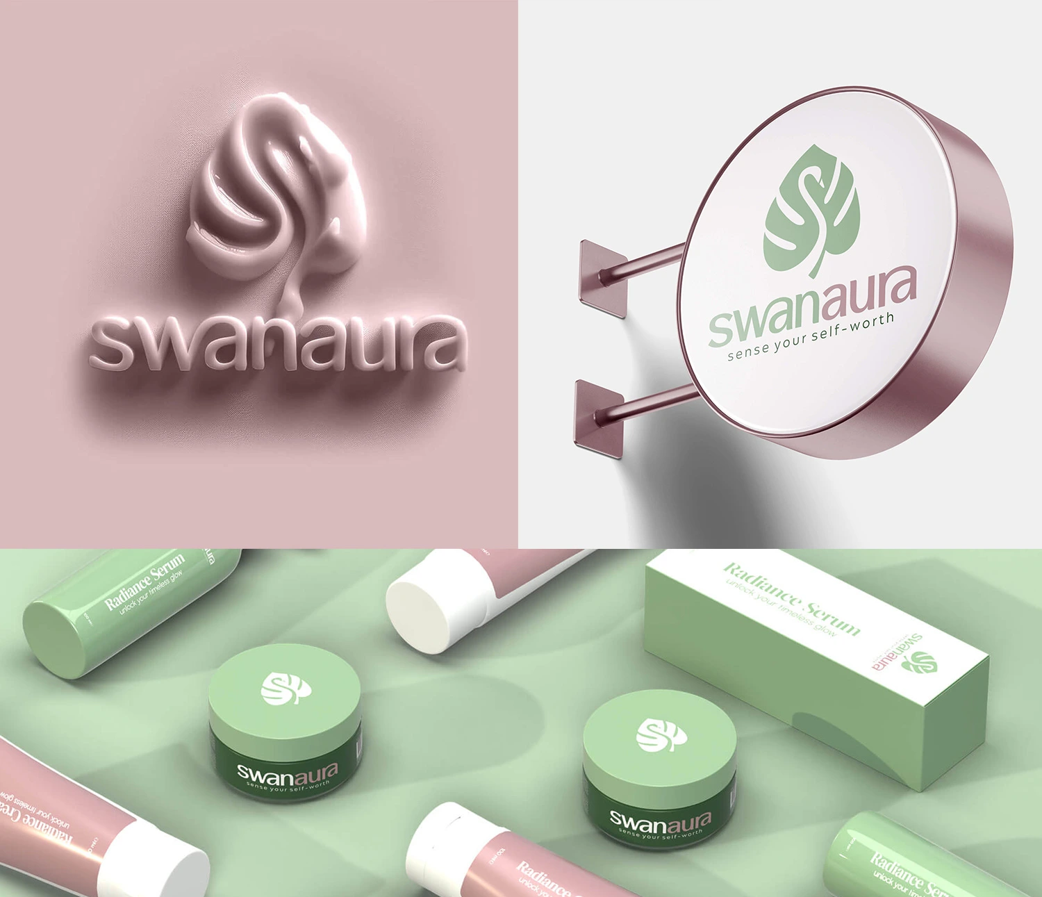 Logo minimalist pentru brand de cosmetice – Brandmaker