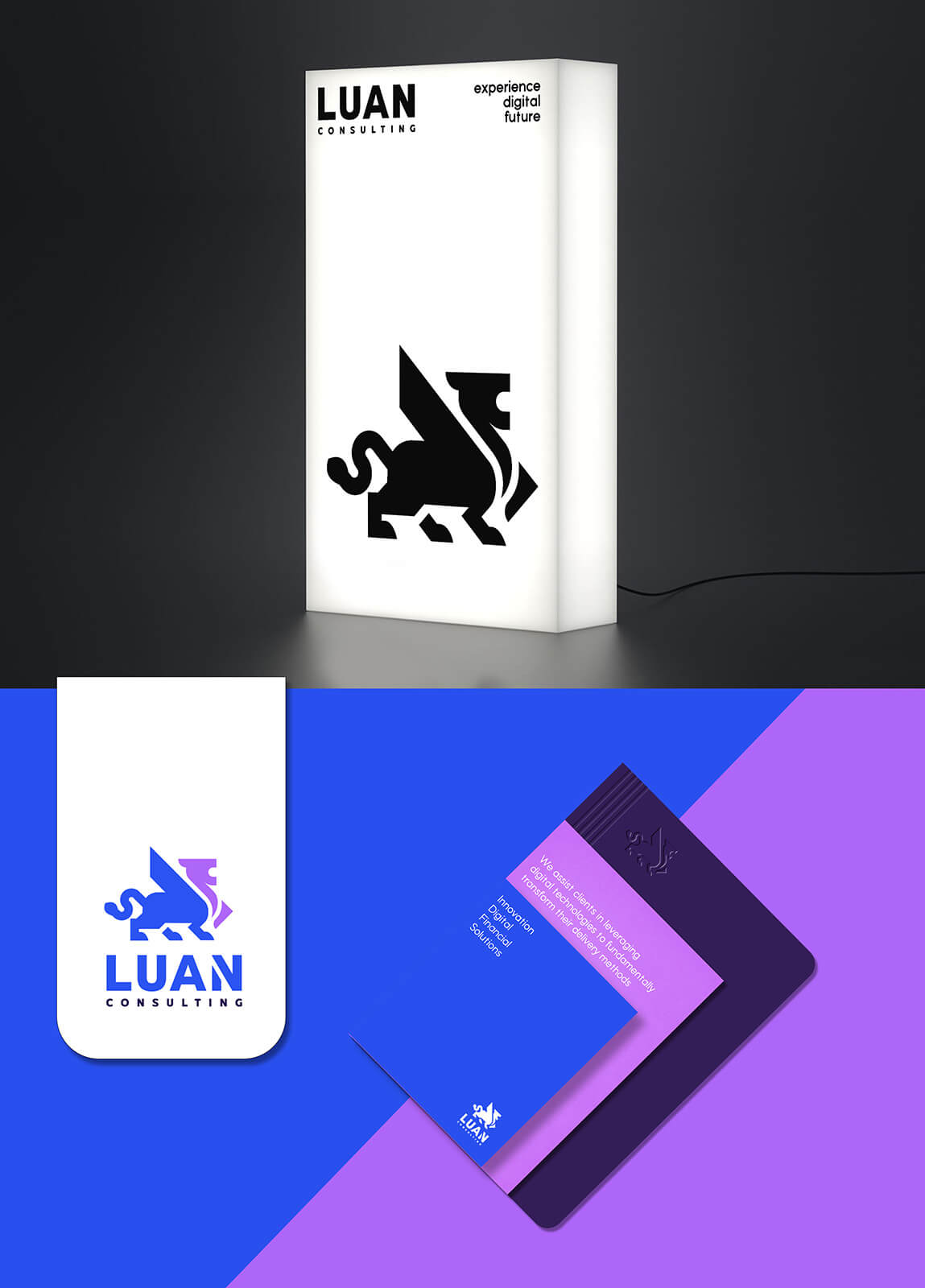 Logo geometric minimalist – Brandmaker