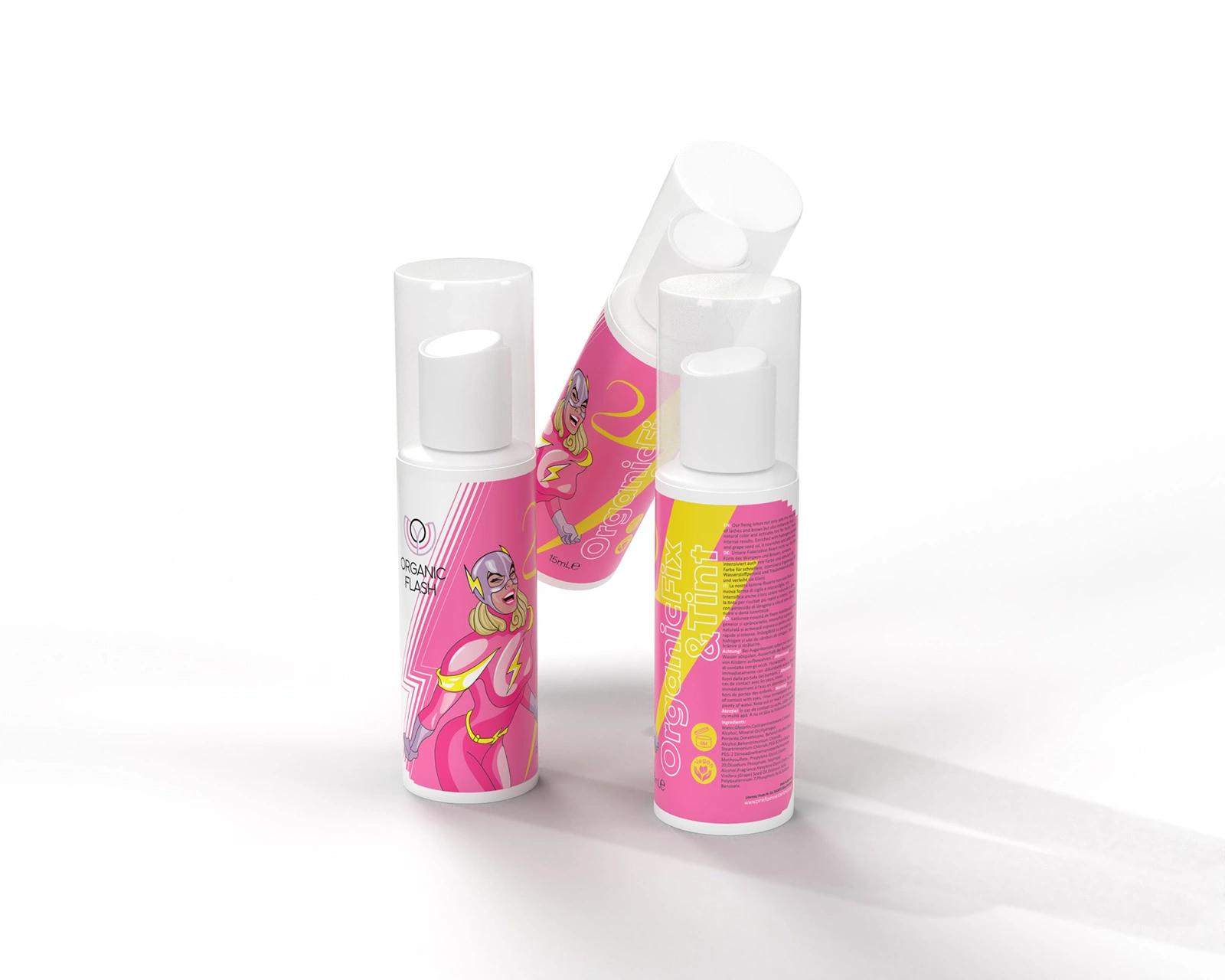 Ambalaje cosmetice Organic Flash create de Brandmaker