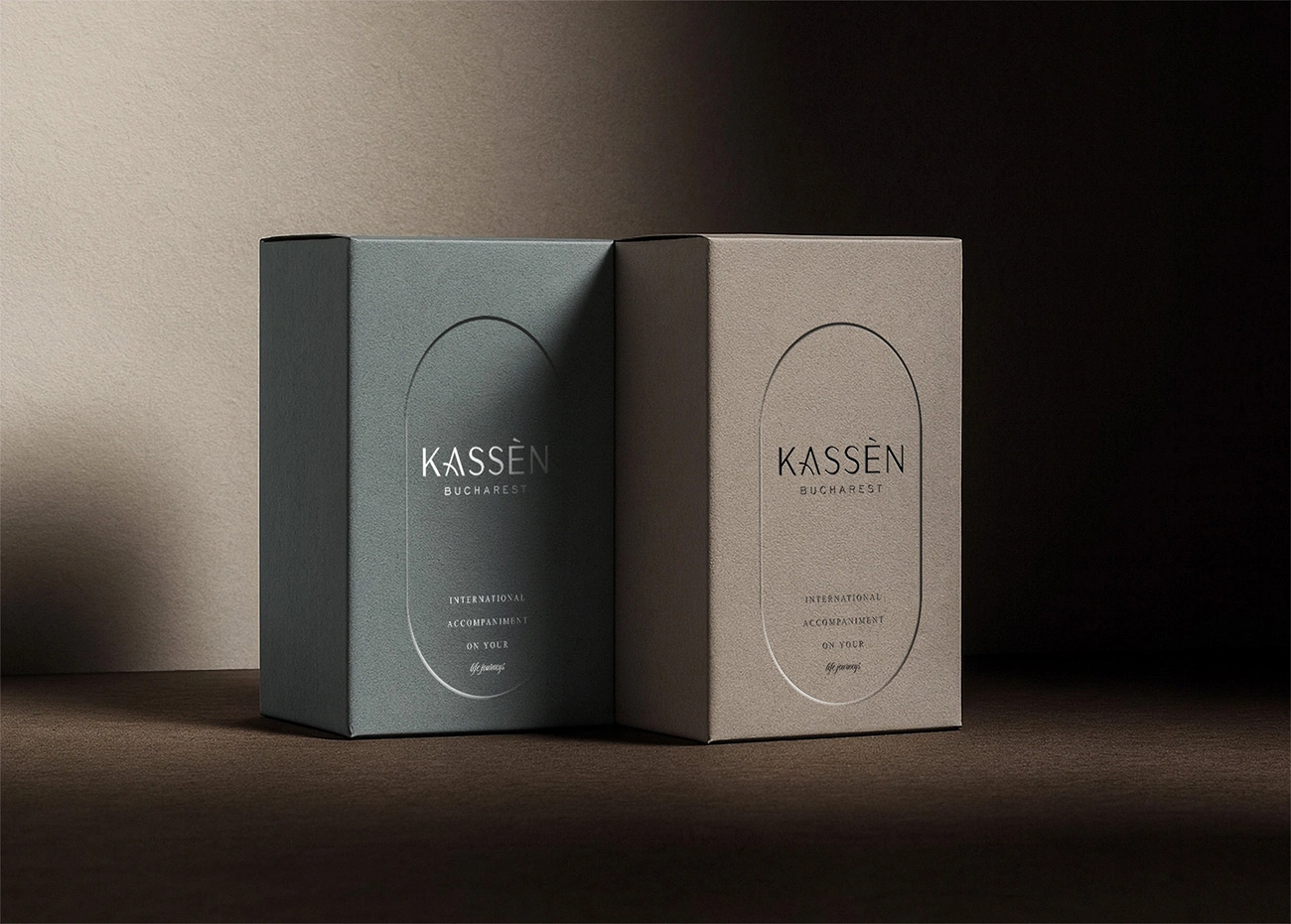 Ambalaj premium Kassen, design minimalist luxury