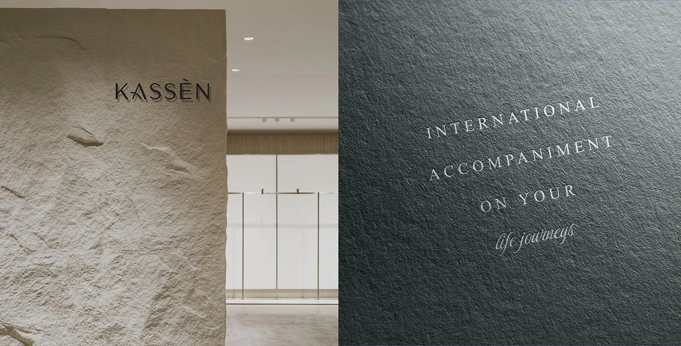 Identitate brand Kassen pentru genți din piele, stil modern și rafinat
