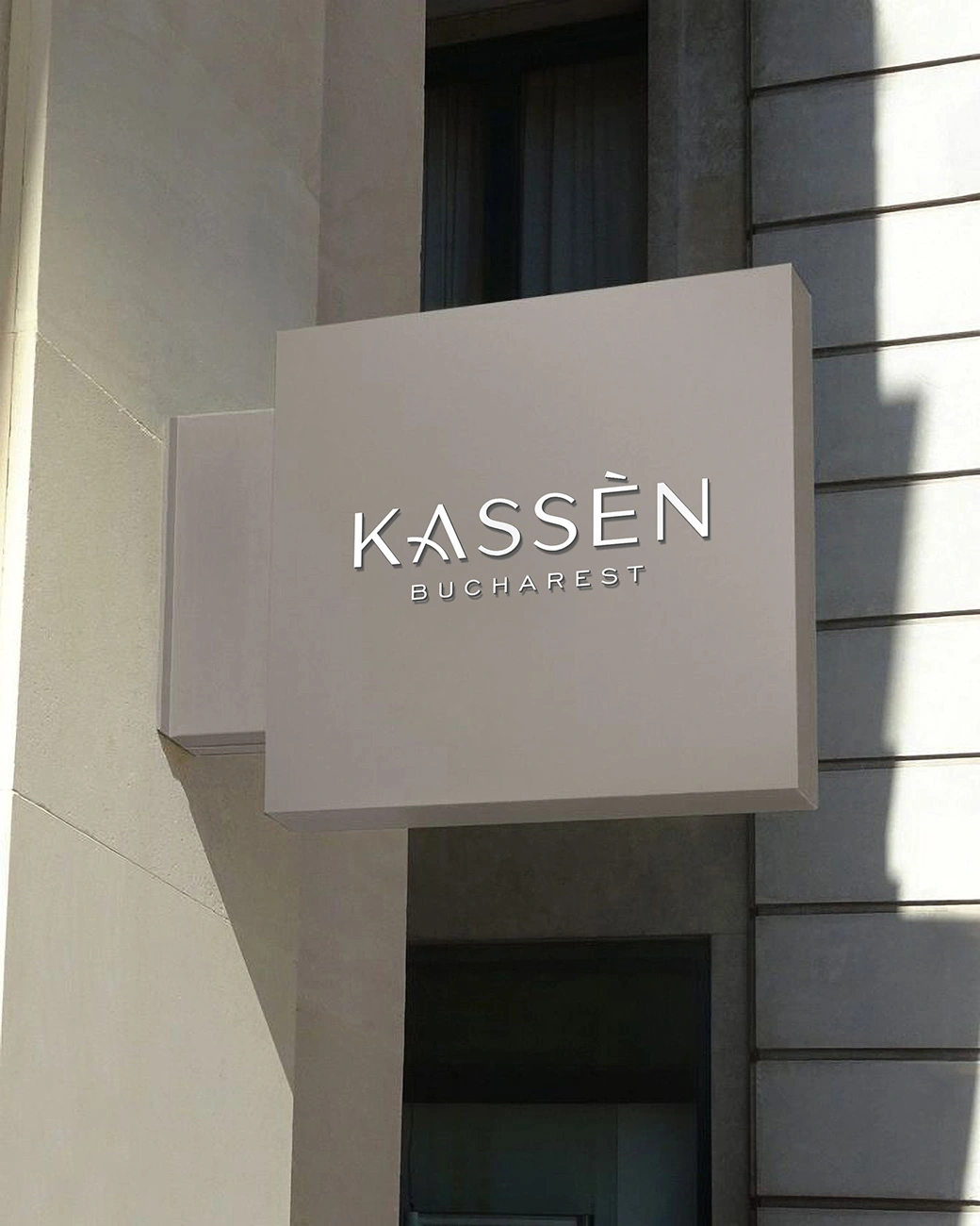 Logo Kassen elegant pentru brand de genți din piele, design premium