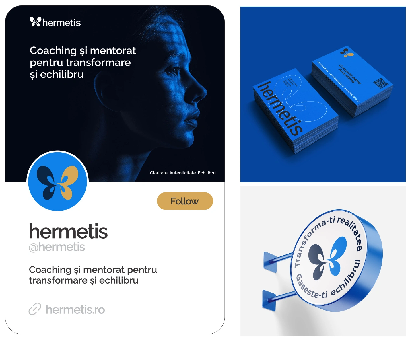 Aplicație vizuală din proiectul Hermetis – Identitate vizuală, imaginea 4