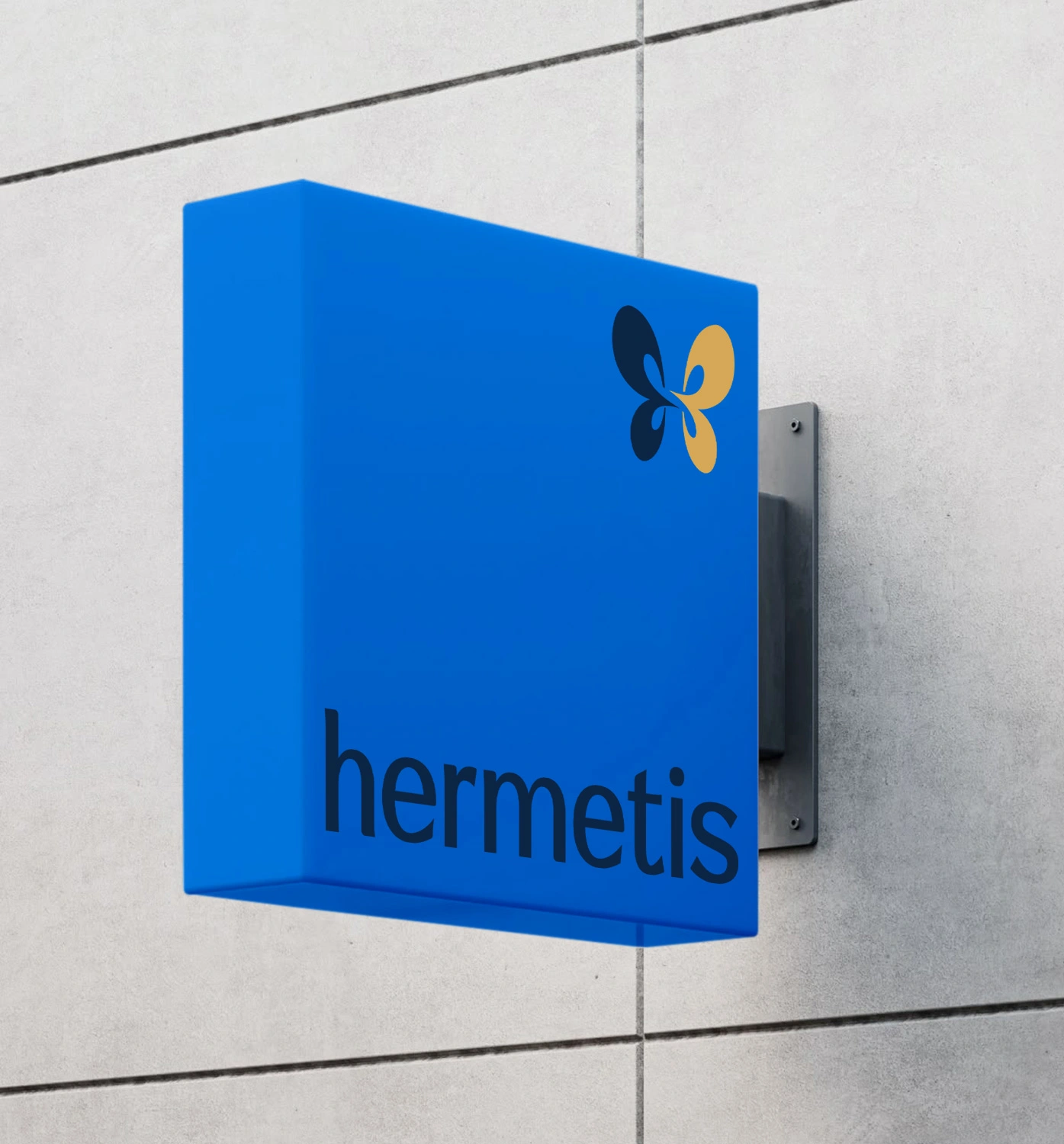 Aplicație vizuală din proiectul Hermetis – Identitate vizuală, imaginea 3