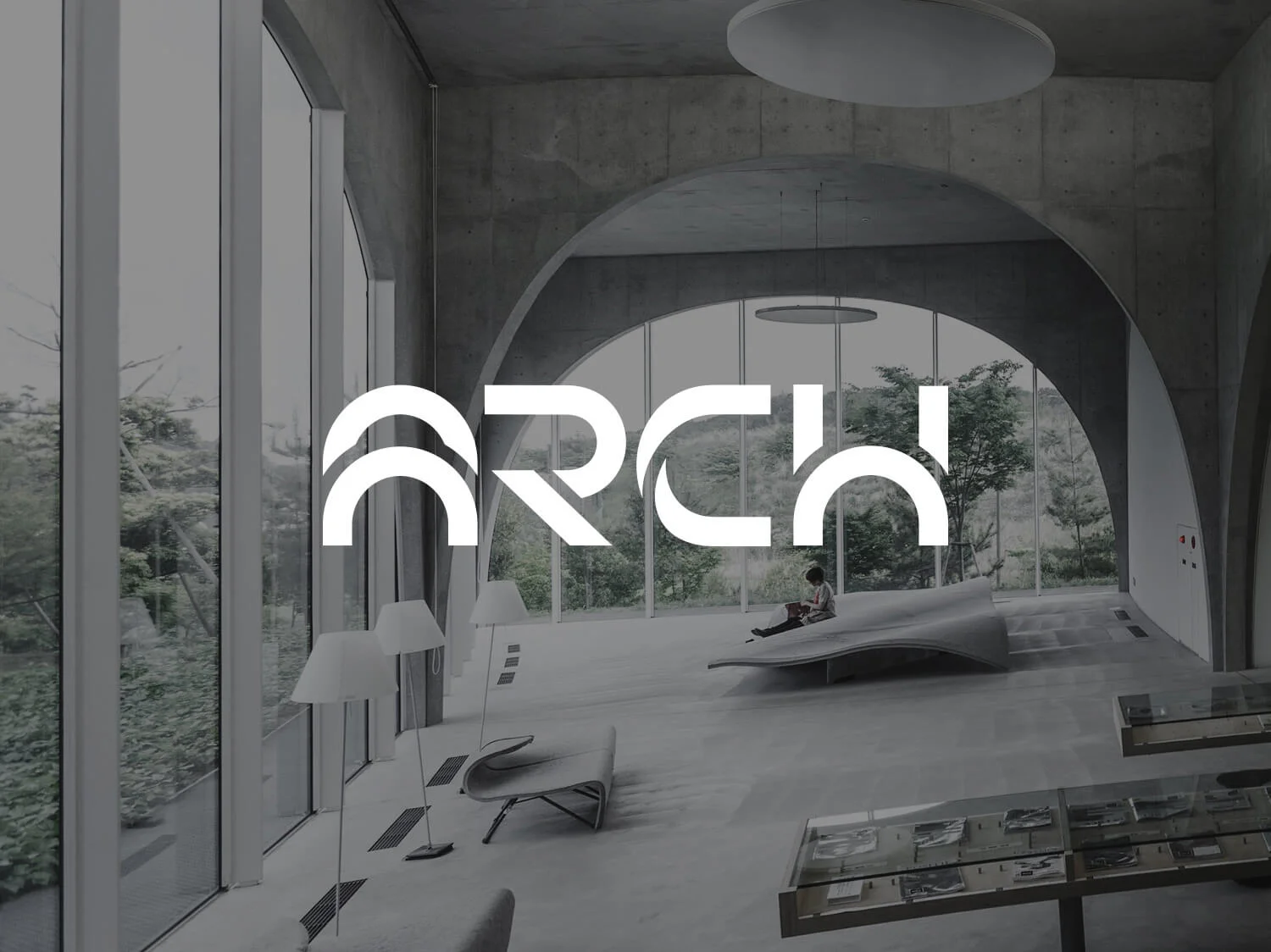 Design interior modern realizat de Arch Studio, combinând forme rotunde și ovale cu o paletă de culori sofisticată, reflectând identitatea vizuală inovatoare a studioului de arhitectură