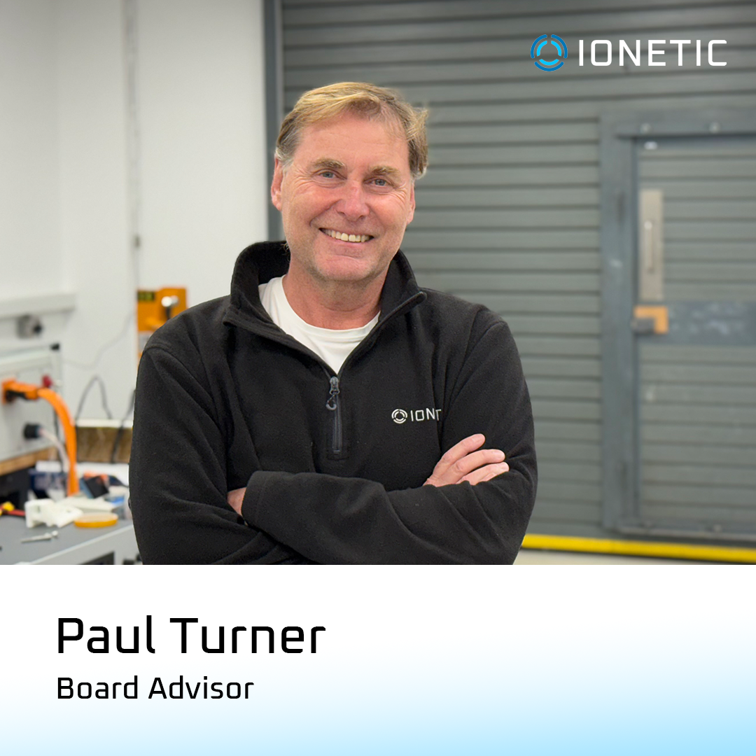 Paul Turner joins IONETIC as a Board Advisor