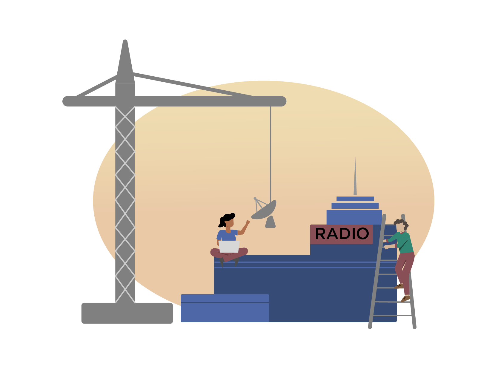 Building a station (Illustration)